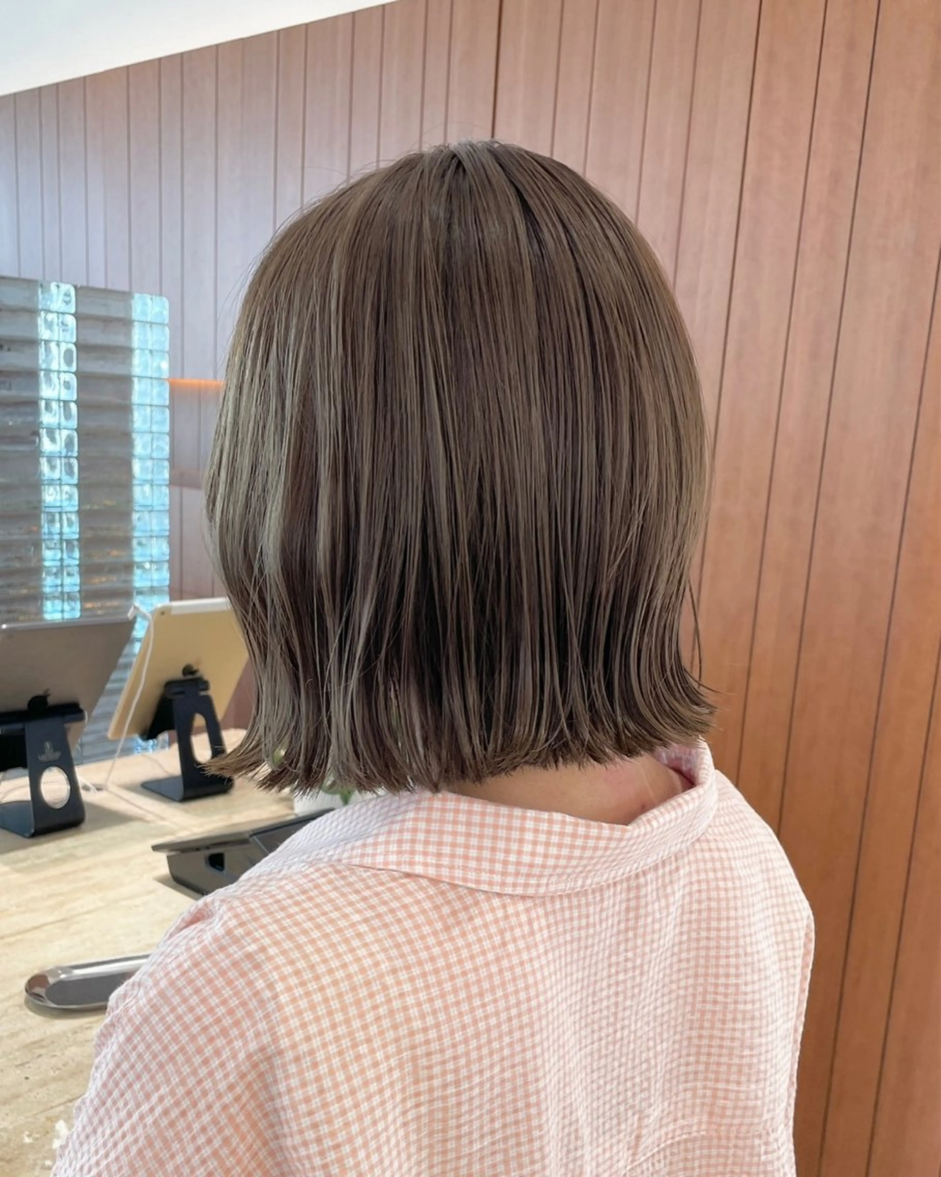 ショート カラー カット ヘアカラー 縮毛矯正 トリートメント 渋谷ボブ/レイヤー ボブ田中航平のヘアスタイル