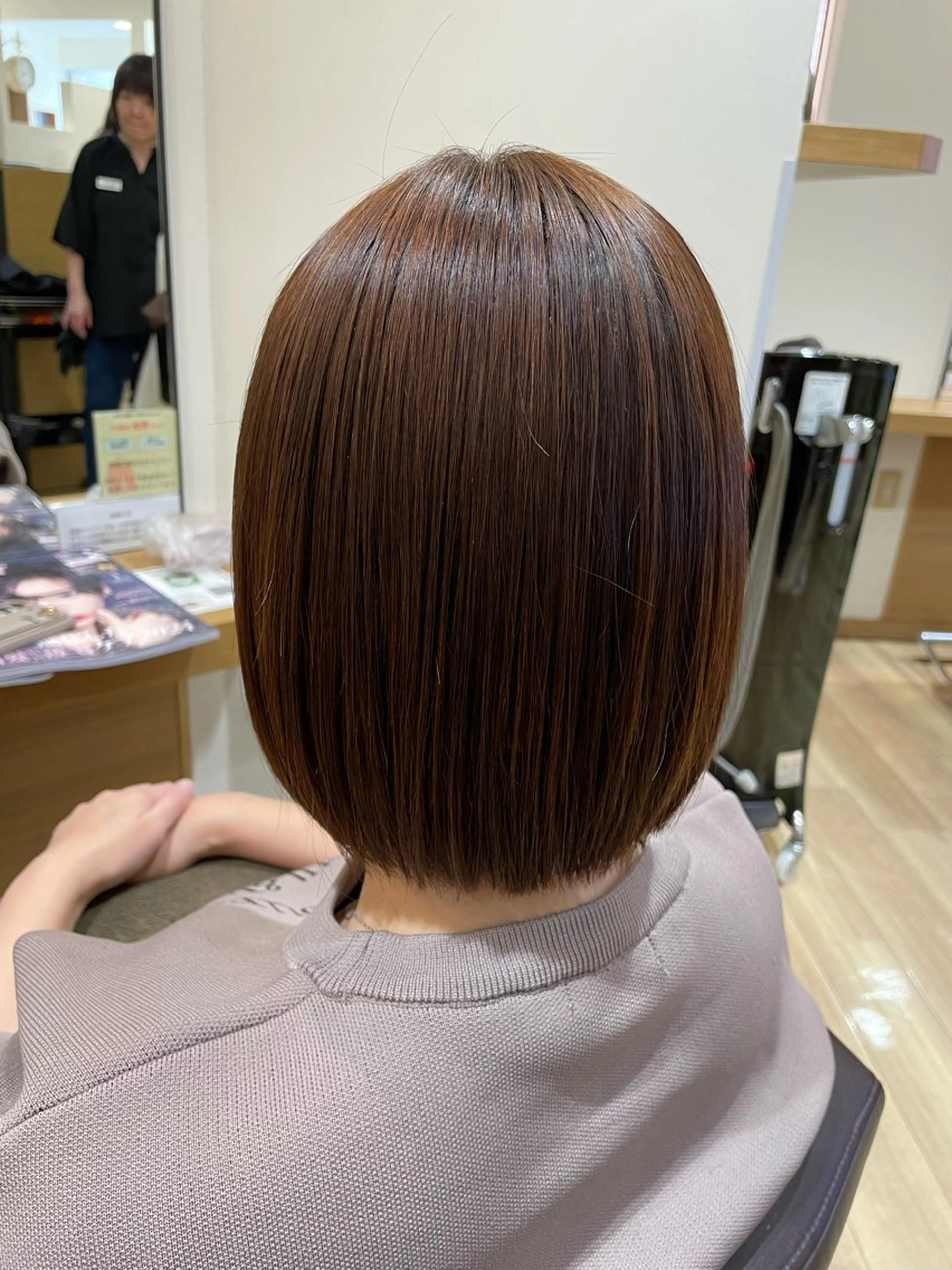 ショート カラー パーマ 韓国レイヤー🎀/ 顔周り特化🎀/豊田のヘアスタイル