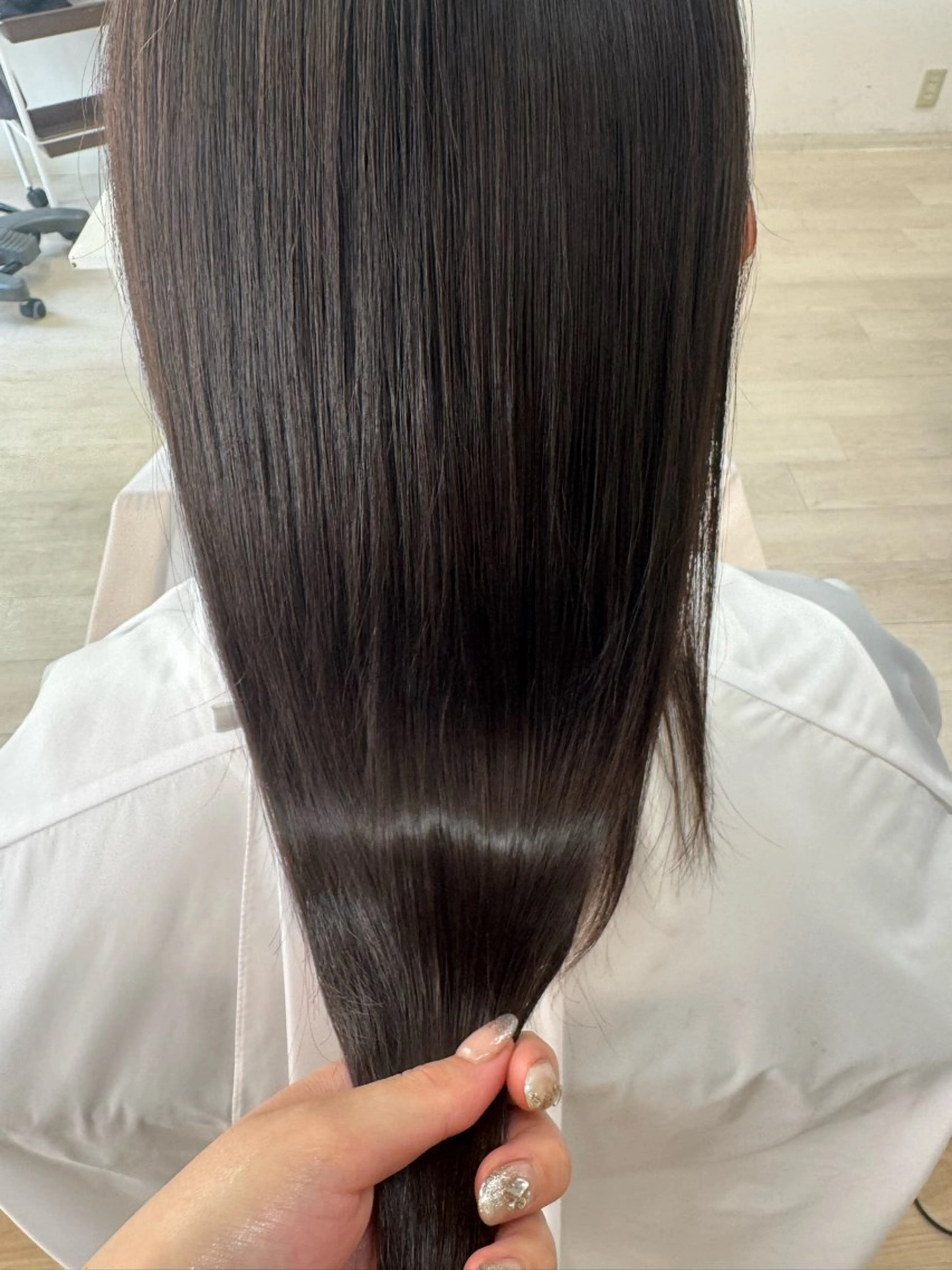 セミロング 縮毛矯正 AND LALU ／YUUKIのヘアスタイル