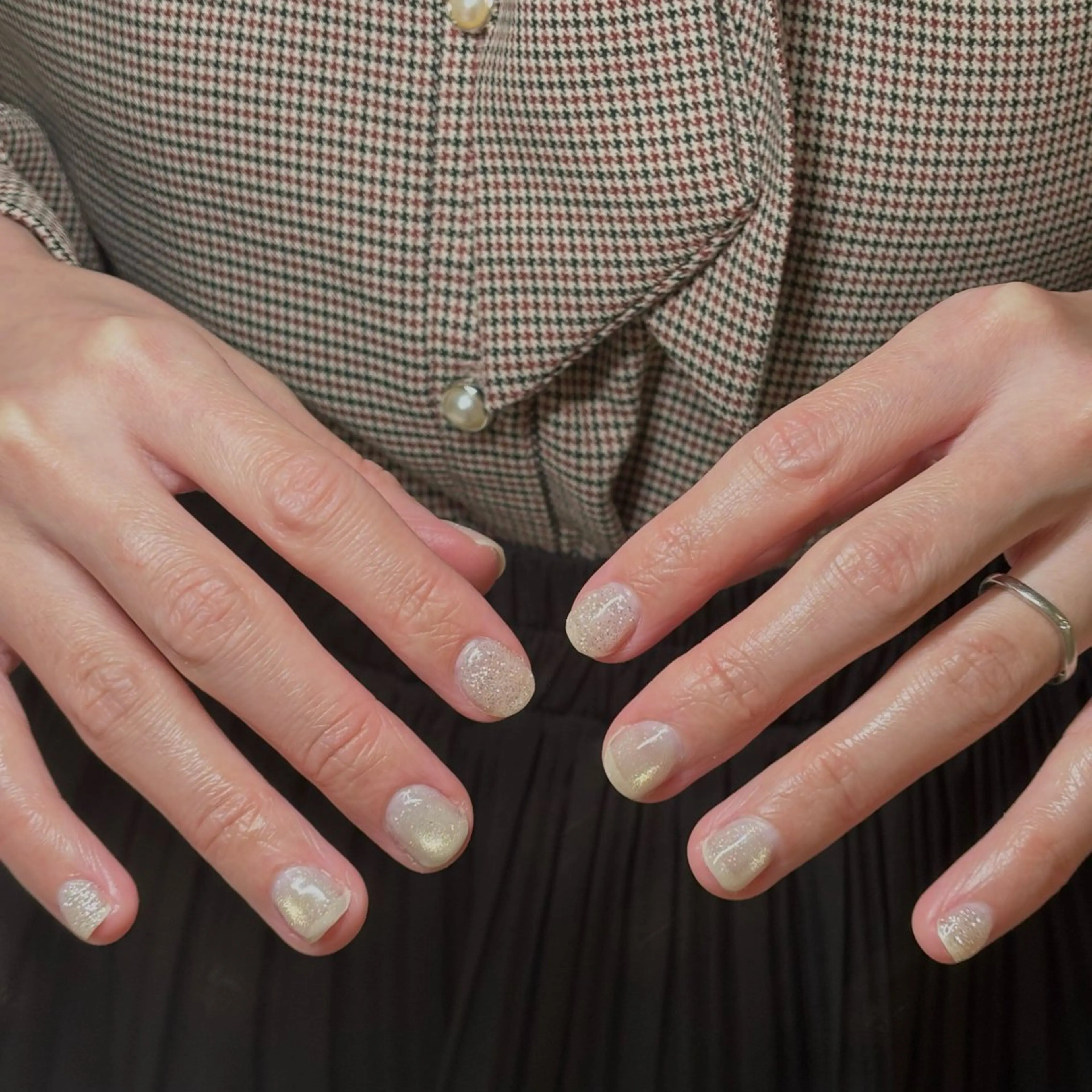 ネイル フラッシュネイル ブライダルネイル ハンドネイル Nail salon topaz所属・Nail salon topazのネイルデザイン