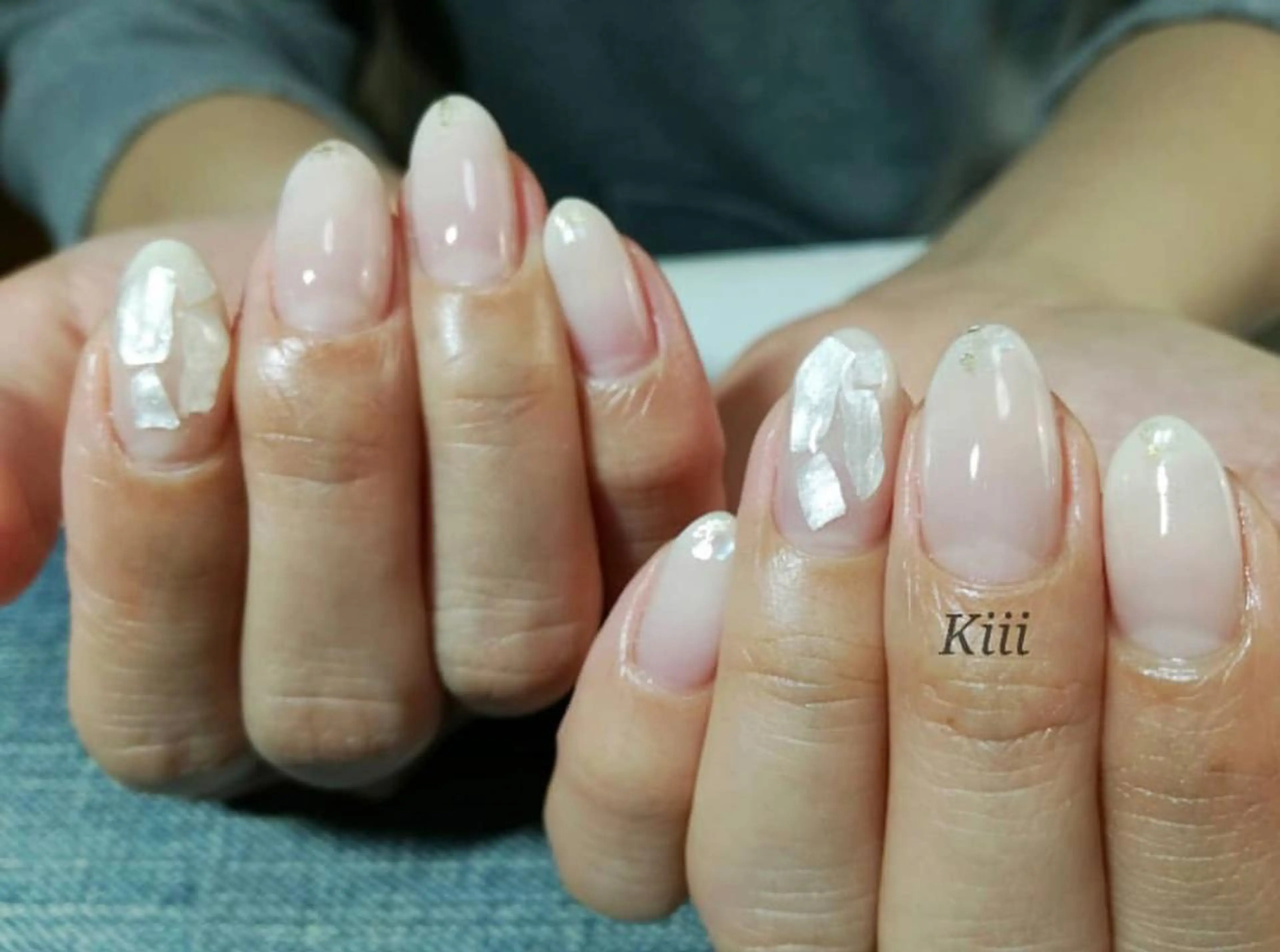 ネイル ブライダルネイル ハンドネイル フットネイル kiii.__ ✴︎*のネイルデザイン