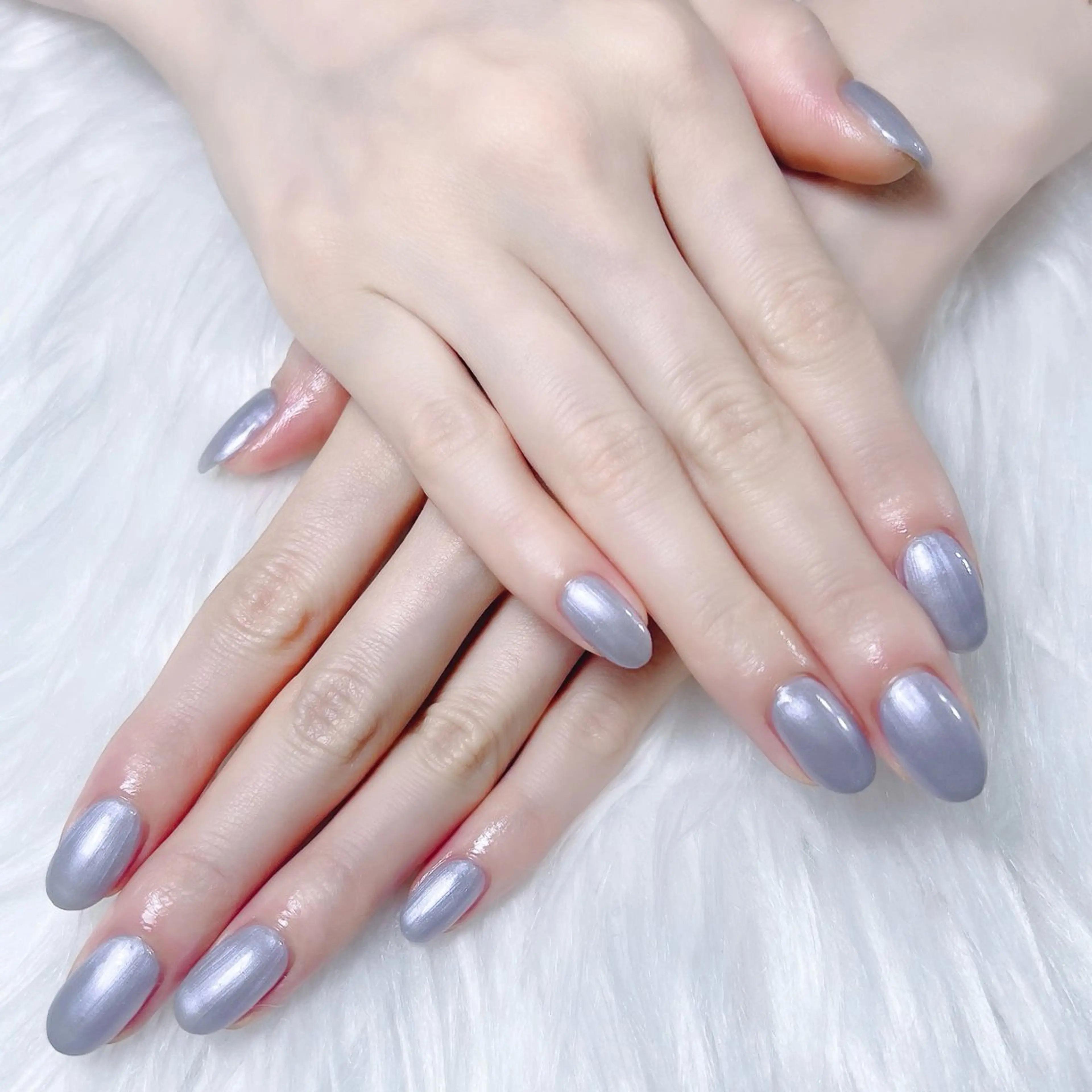 ネイル フレンチネイル グラデーション ラメ(グリッター) ワンカラーネイル Nailsalon calme所属・calme ☾ yuukiのネイルデザイン