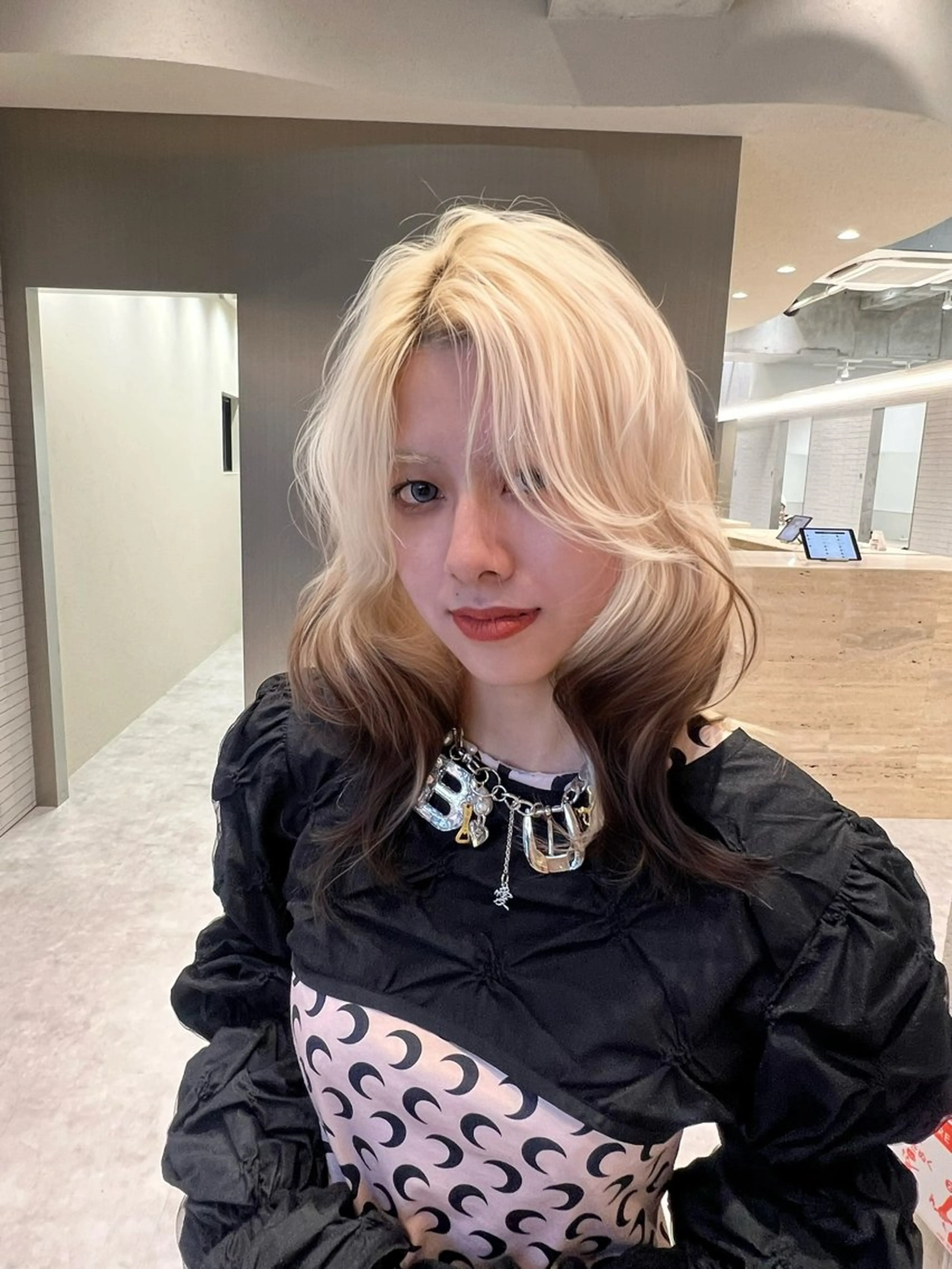 【ミニモ限定】トリプルカラー(ブリーチ2回)+シンデレラトリートメント✨最小限のダメージでハイトーン目指せます!🎼🍓の写真