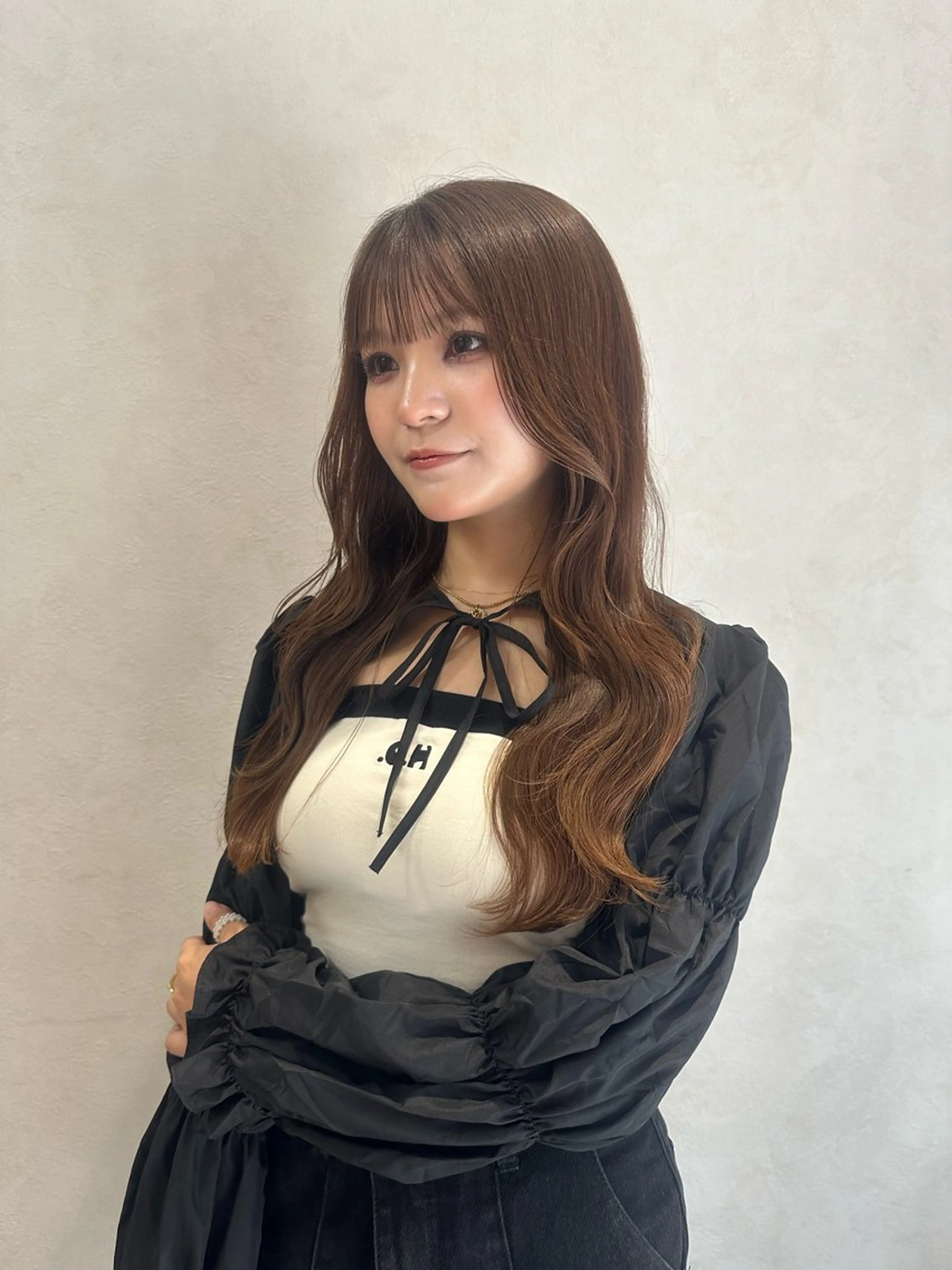 ロング カラー FRAME spa&hair room博多店【フレーム】所属・髪質改善｜顔周り｜博 多｜川上智也のヘアスタイル