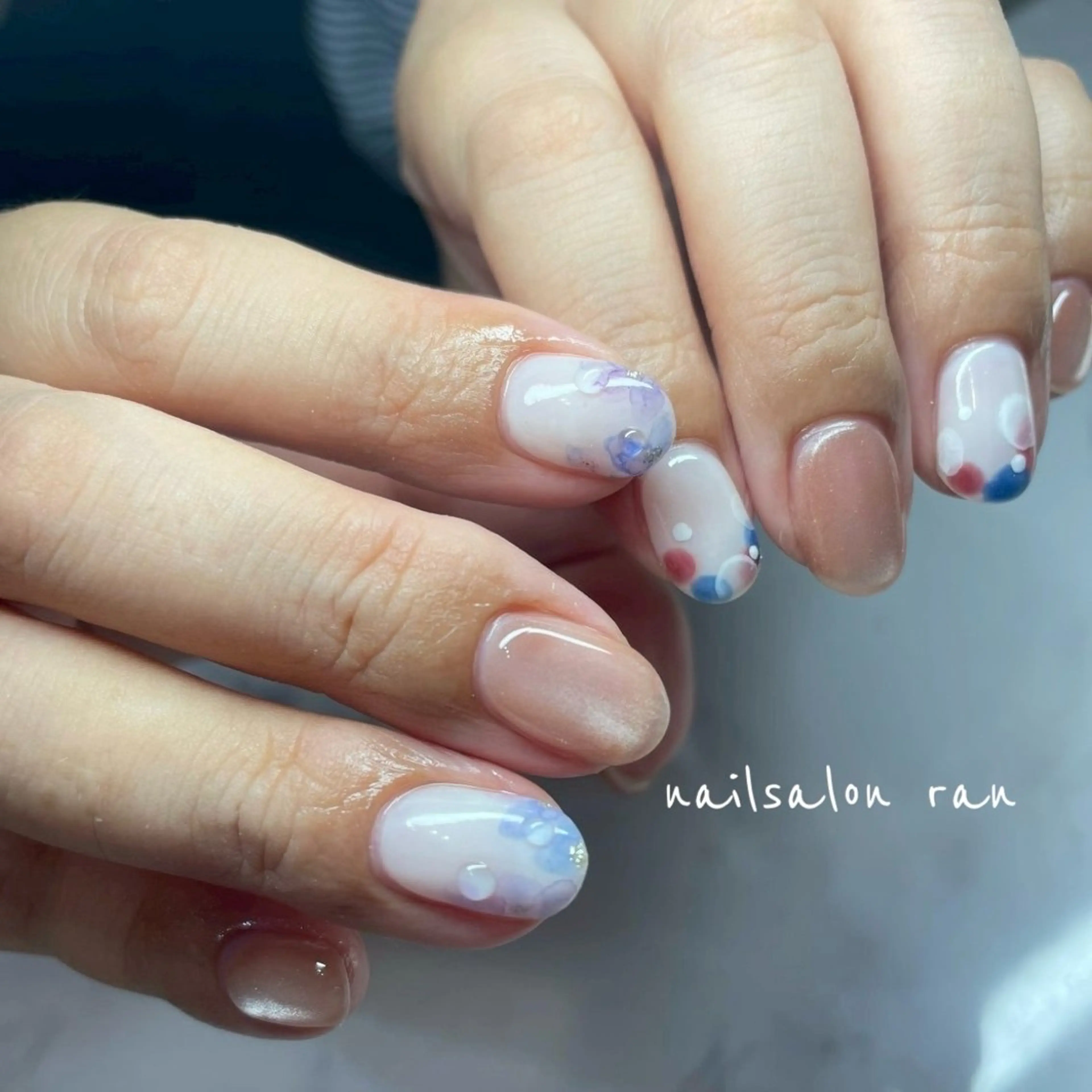 ネイル ハンドネイル ハンドケア nailsalon ranのネイルデザイン