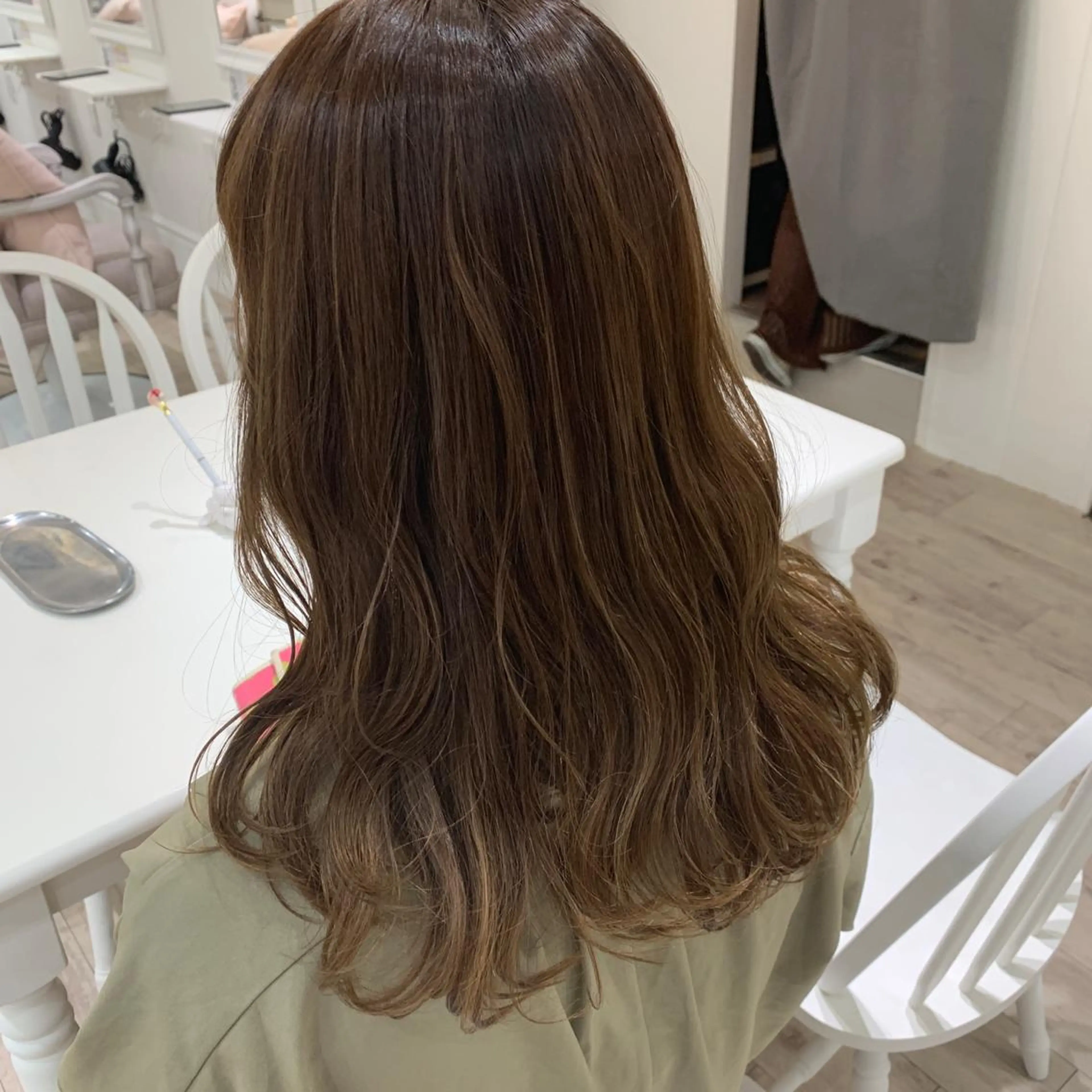 ロング カラー カット ヘアカラー HARUKA韓国ヘア /Luana梅田のヘアスタイル