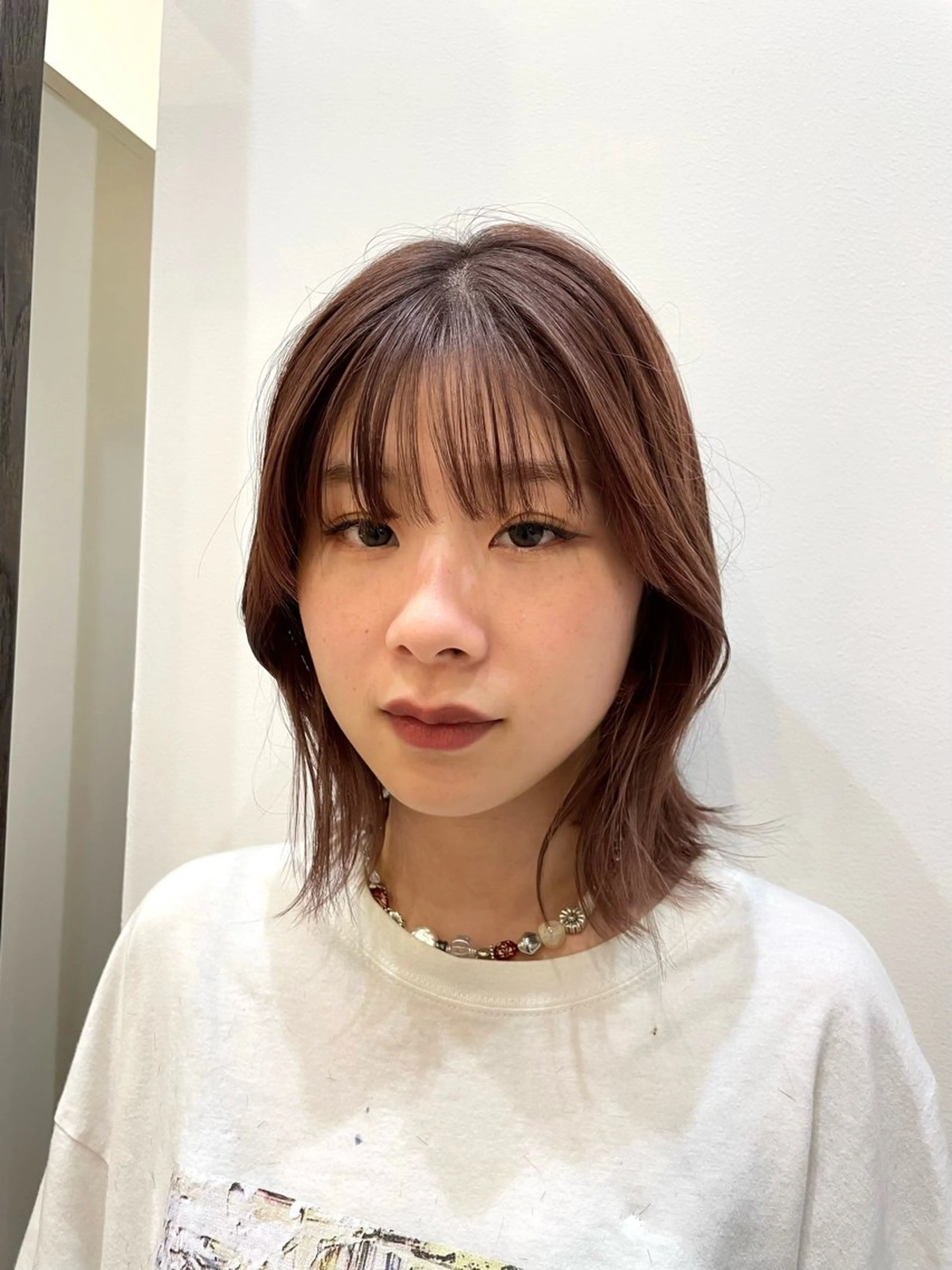 ミディアム 和泉市/ mahae/原田のヘアスタイル