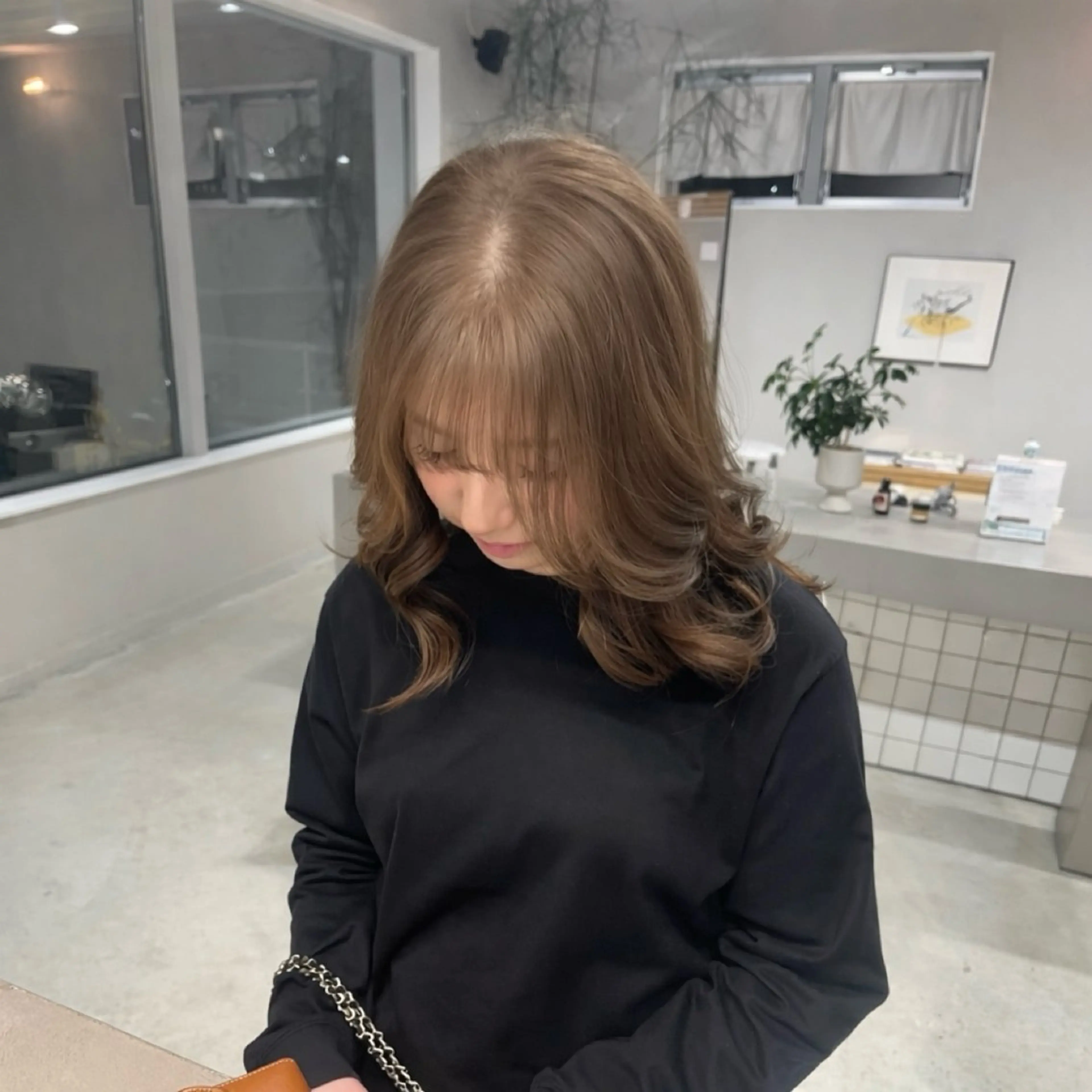ロング カラー ベージュカラー 透明感カラー ヘーゼル haruki/ wakanaのヘアスタイル