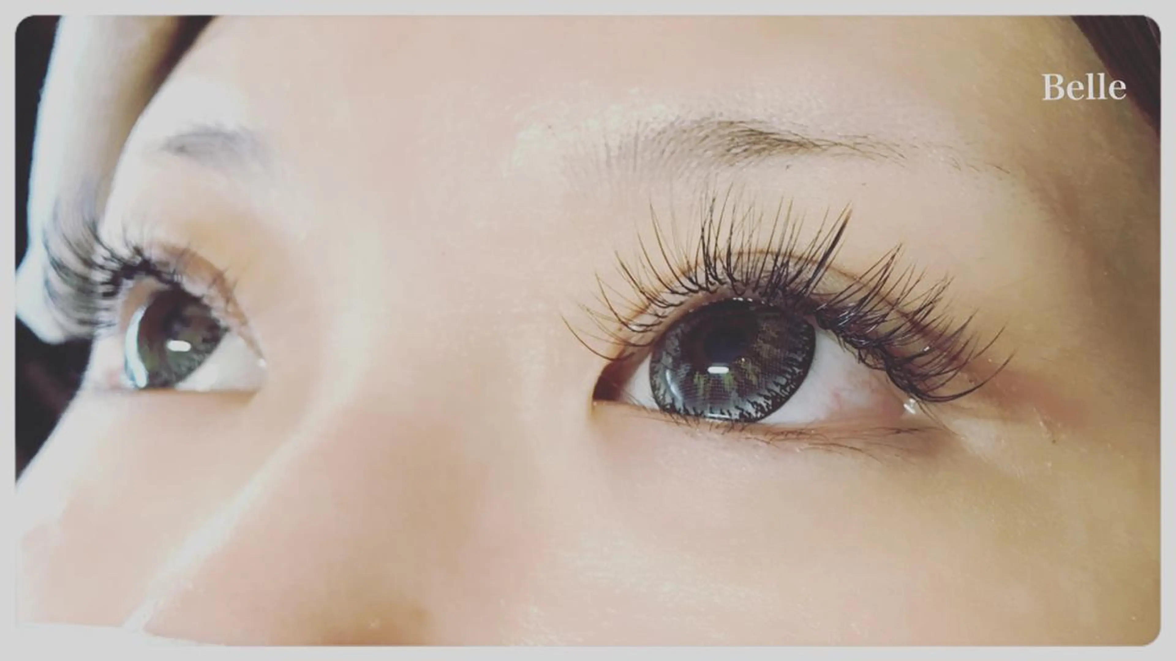 まつ毛エクステMIX仕上げの写真