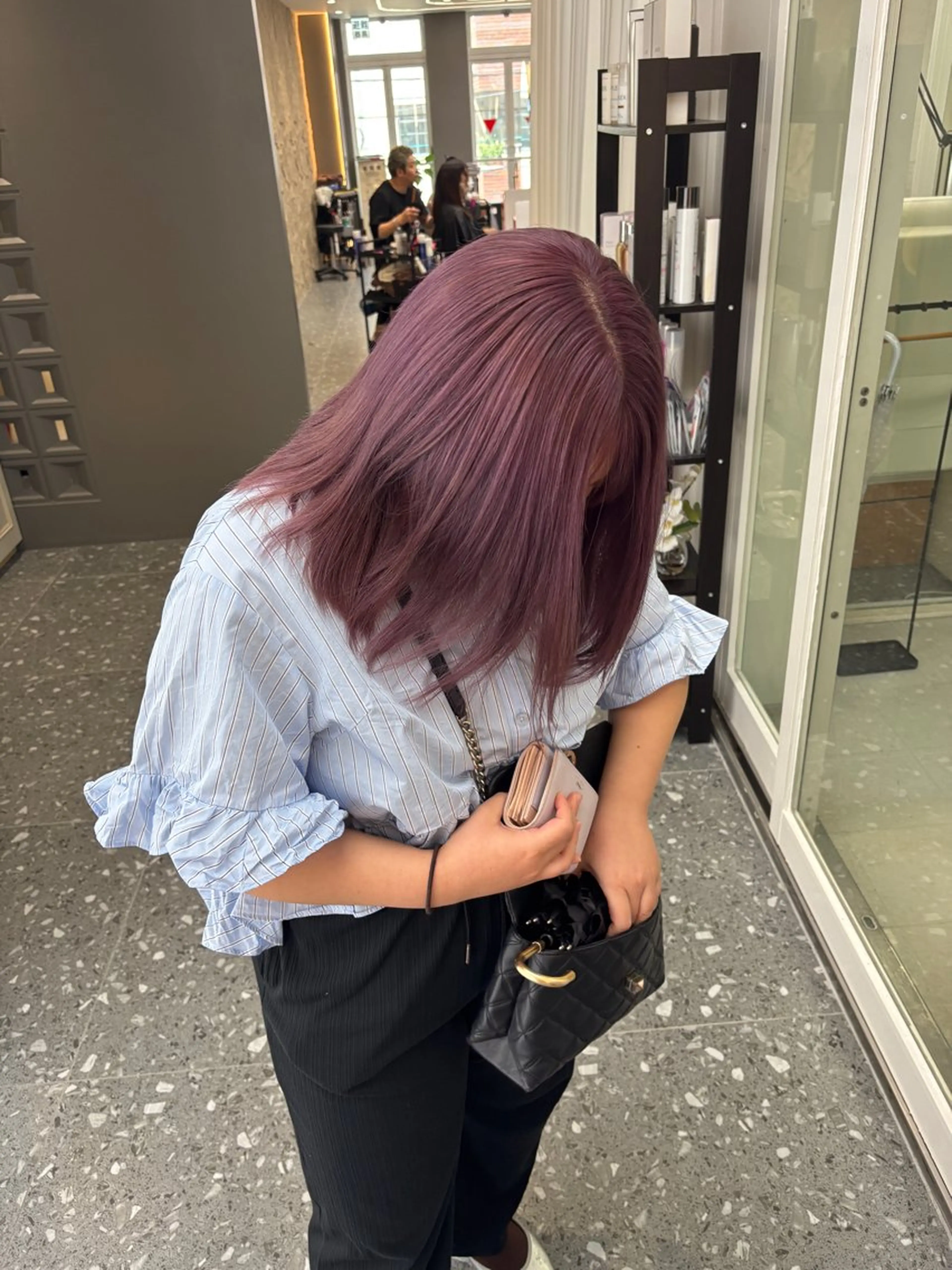 ミディアム カラー カット ヘアカラー トリートメント 🫧 栄ハイトーン Yasuyo🫧のヘアスタイル