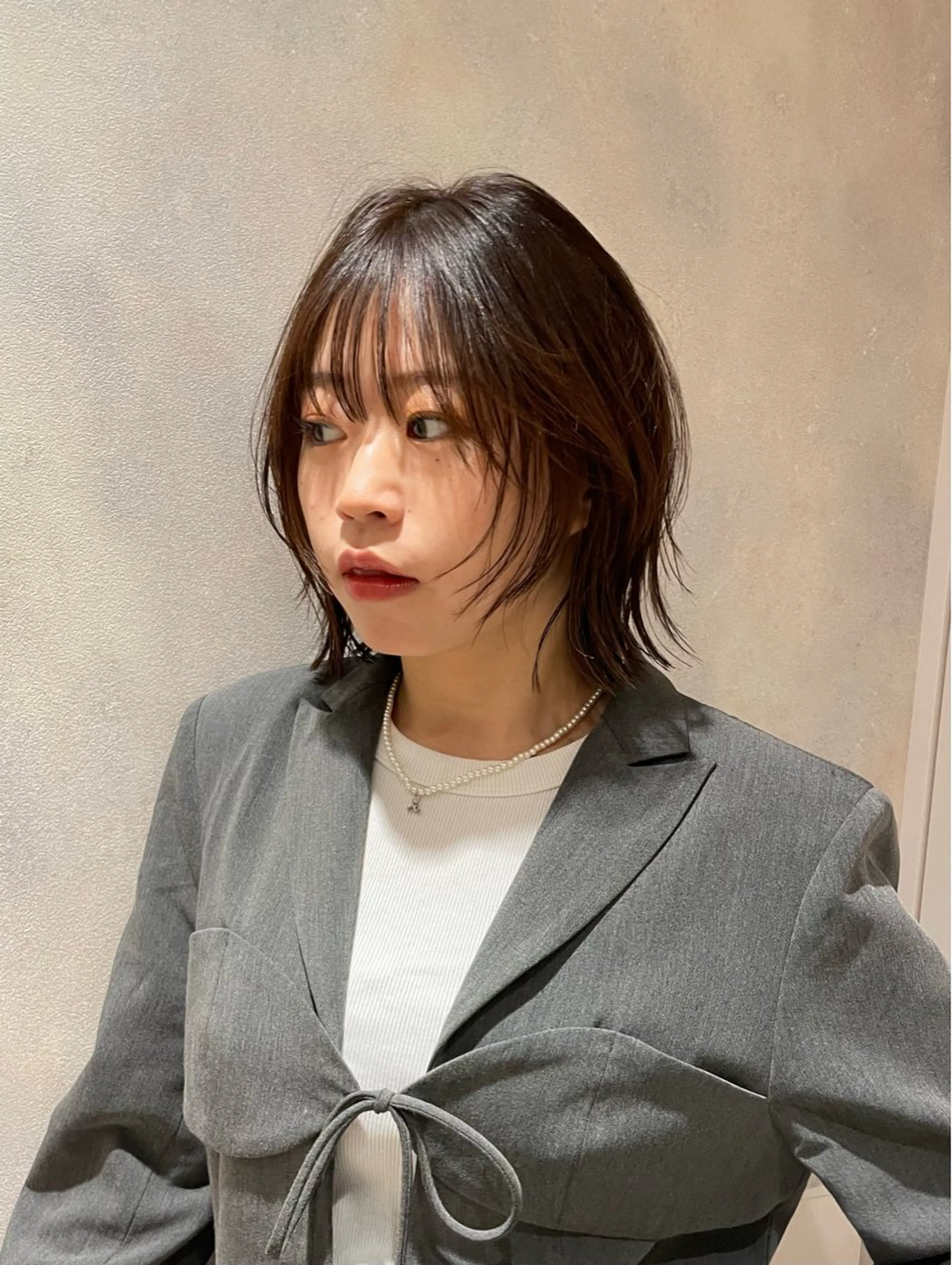 ショート カラー カット ヘアカラー 野町好花 レイヤー/髪質改善のヘアスタイル