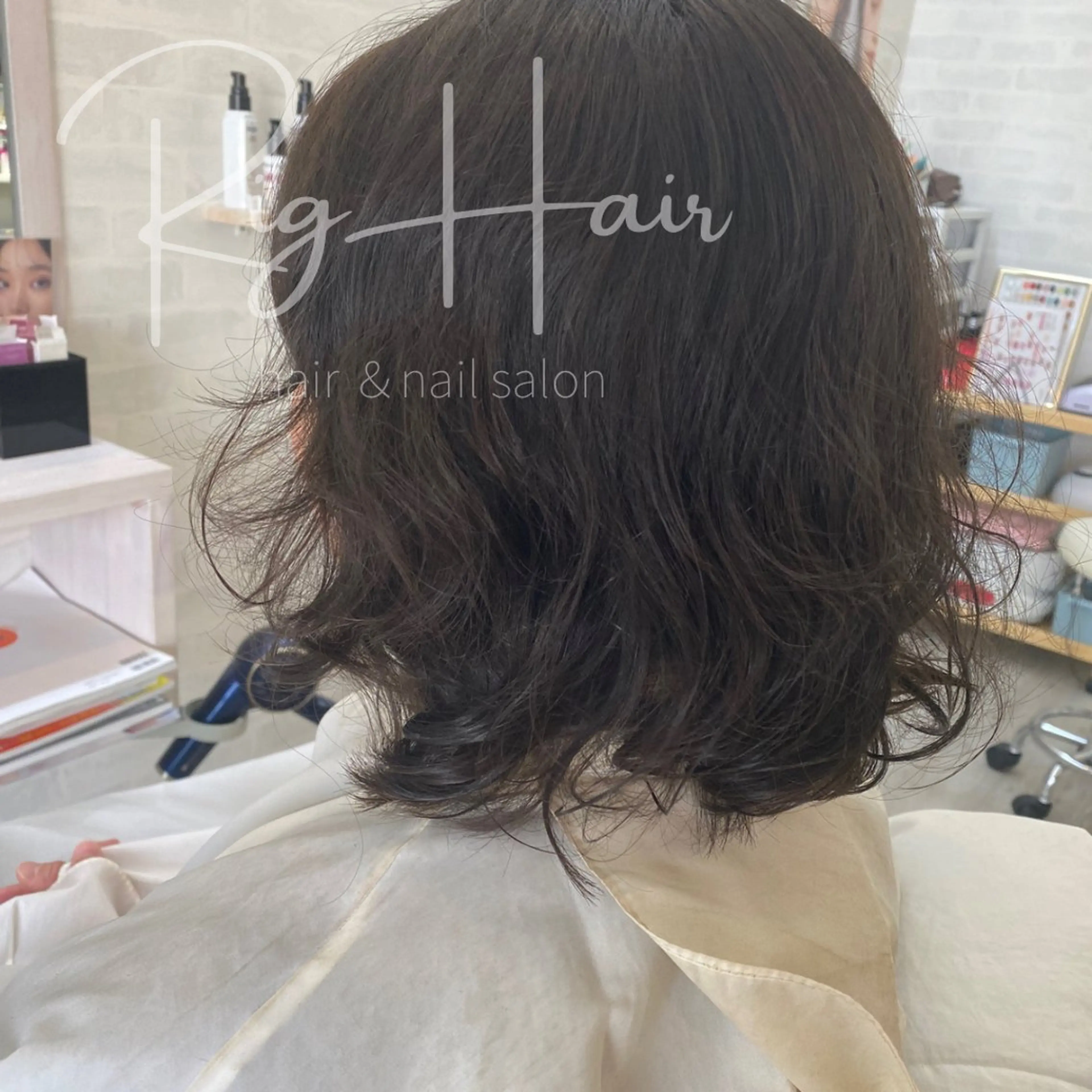 ミディアム カラー RigHair所属・RigHair MIZUHOのネイルデザイン