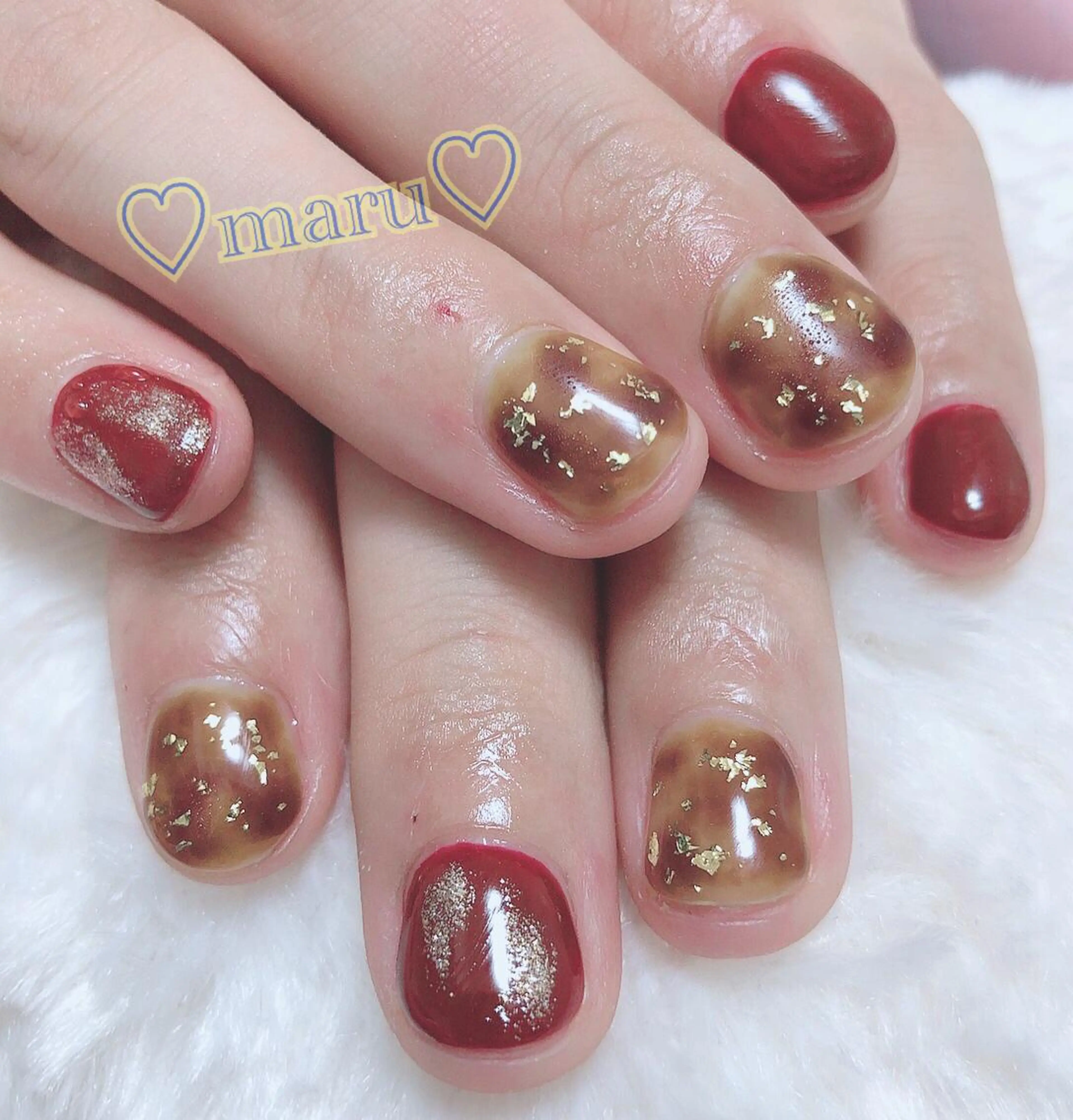 ネイル ハンドネイル フットネイル まるみ ♡のネイルデザイン