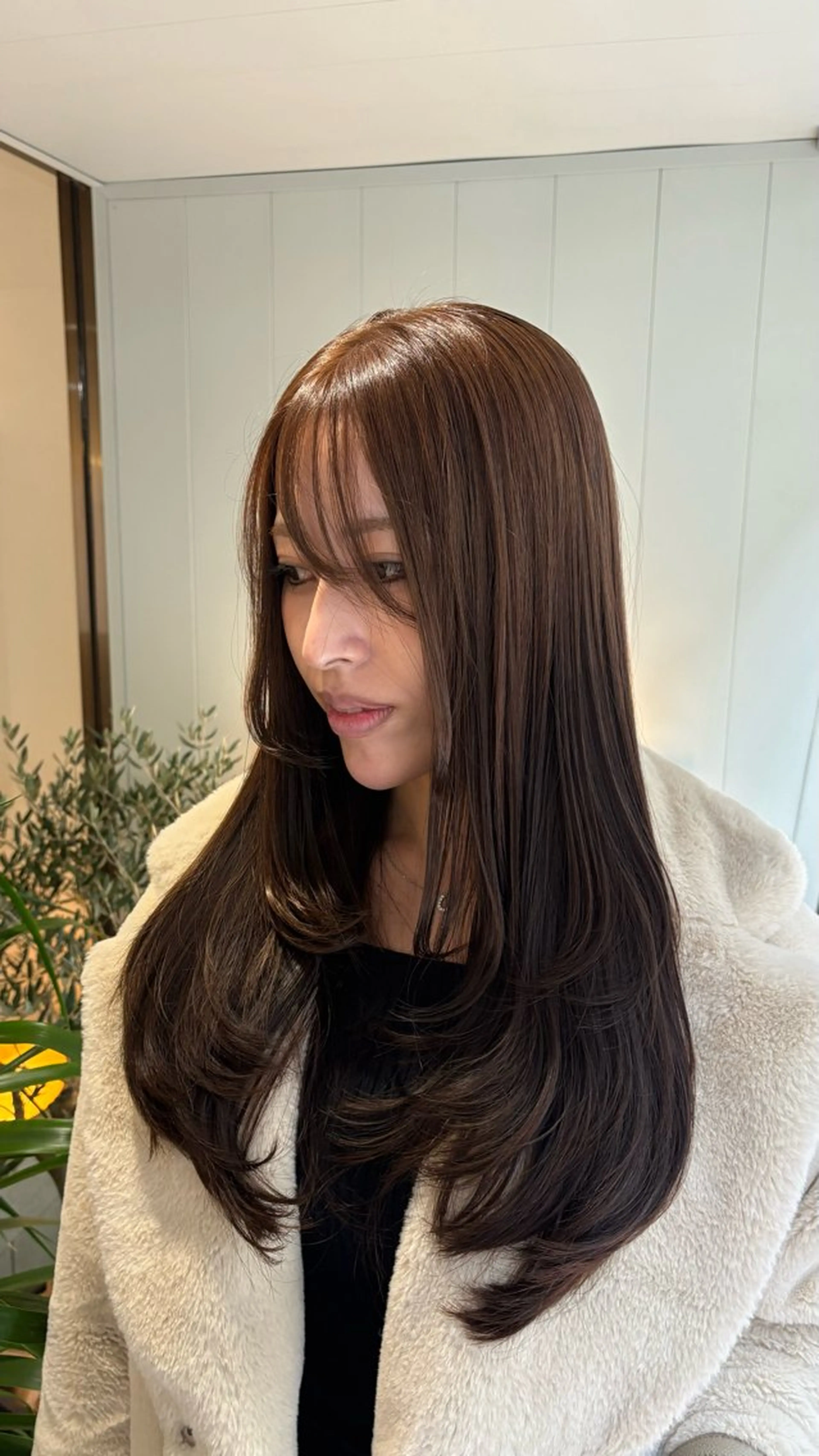 ロング ヘアカラー ヘッドスパ 田中 美海のヘアスタイル