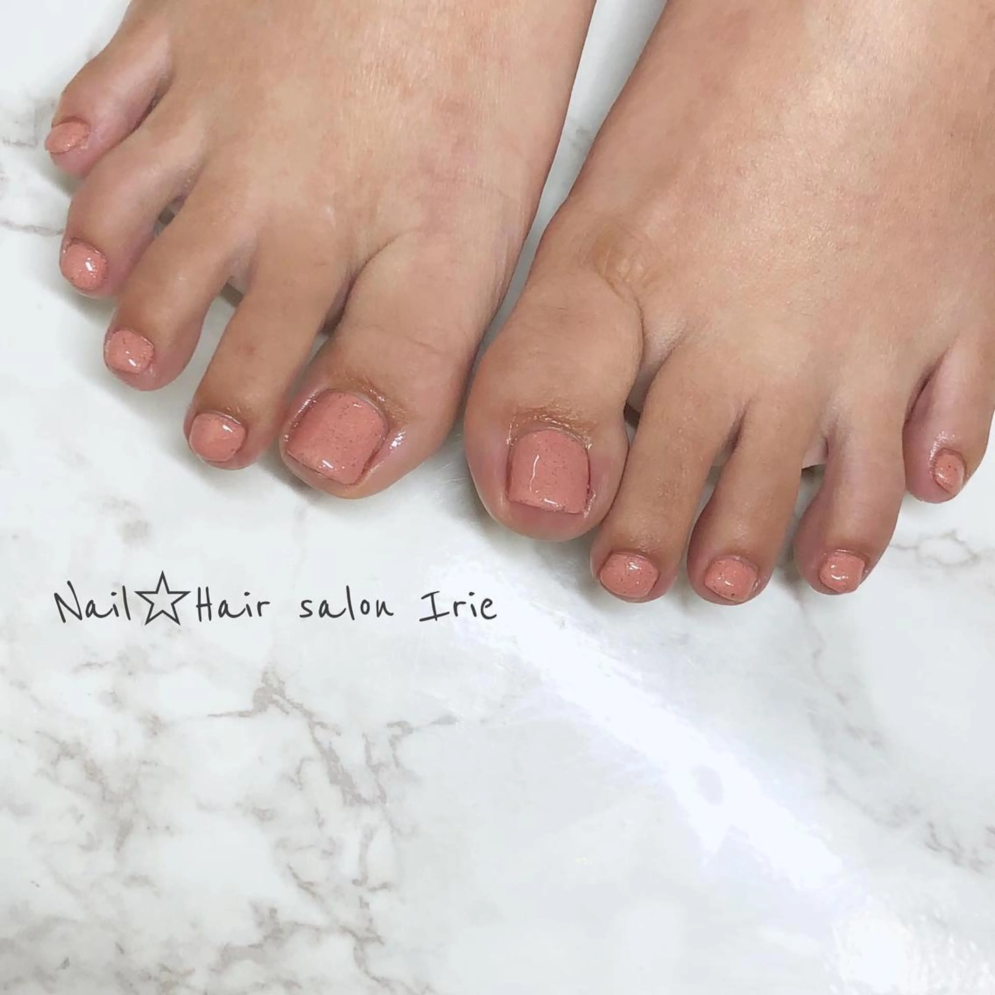ネイル フットネイル Hair salon Irie所属・與儀 知佳のネイルデザイン