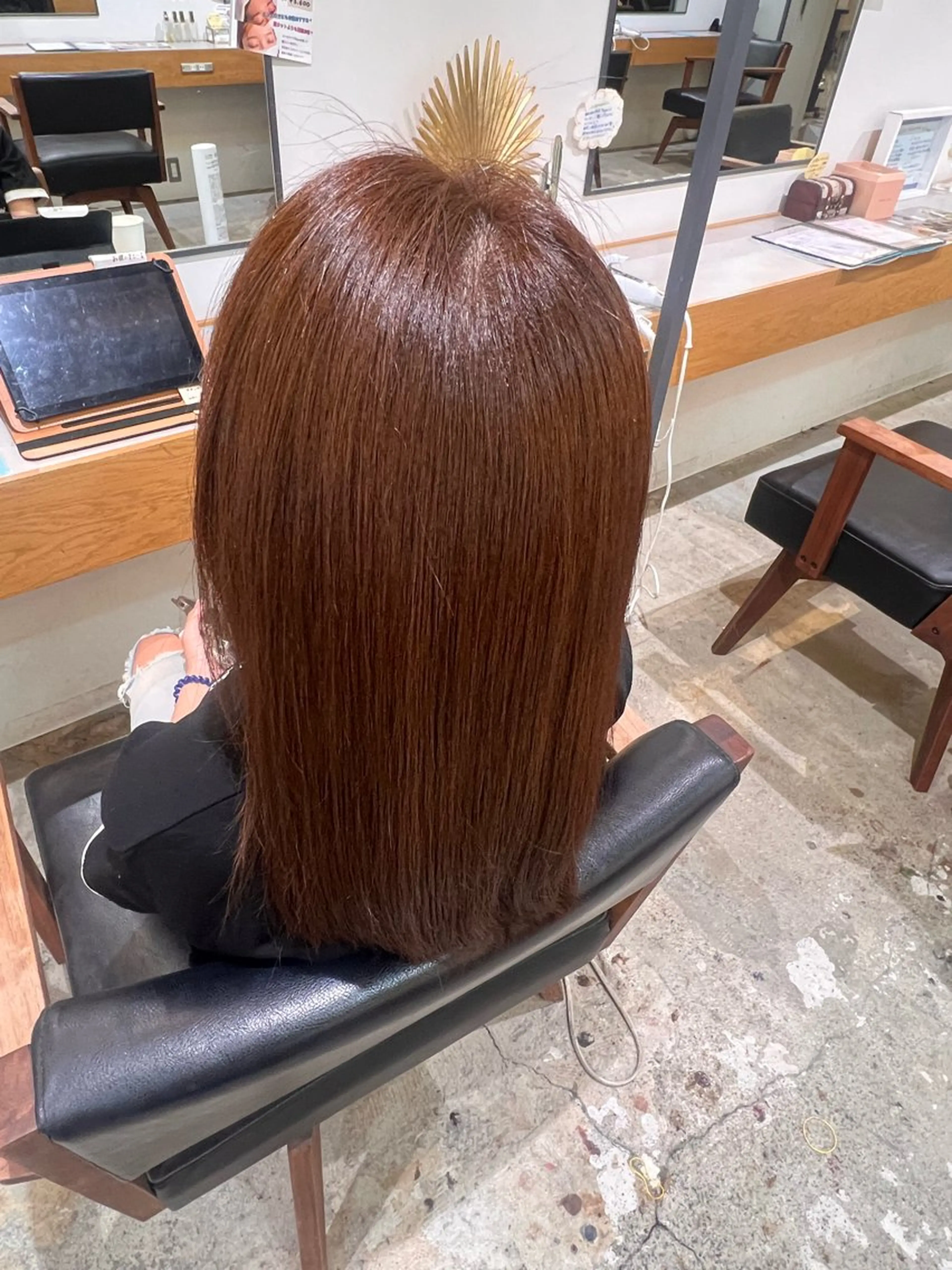 セミロング ヘアカラー トリートメント suzuna 🫧のヘアスタイル