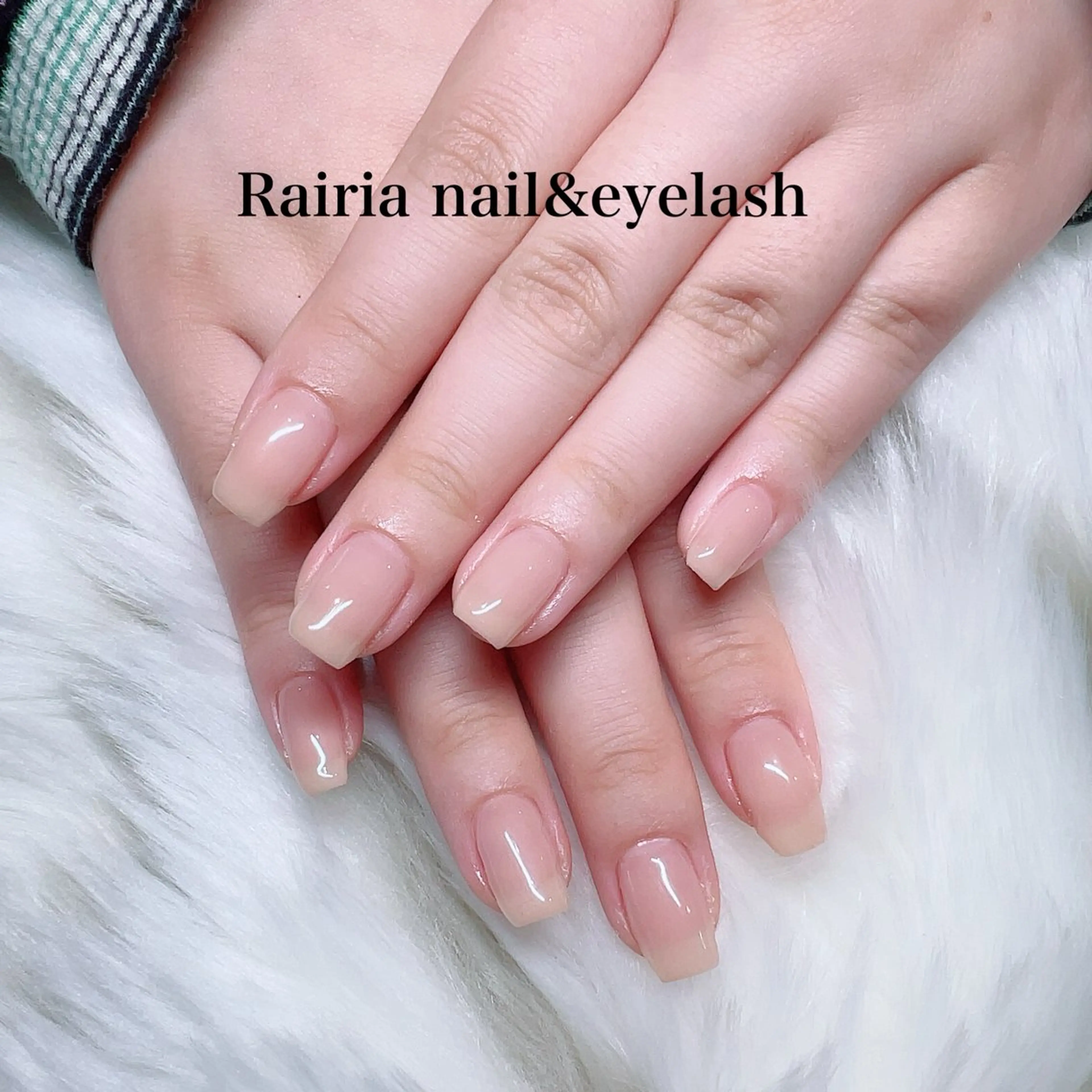 ネイル ワンカラーネイル シンプルネイル Rairia   nail所属・屋敷 理奈のネイルデザイン