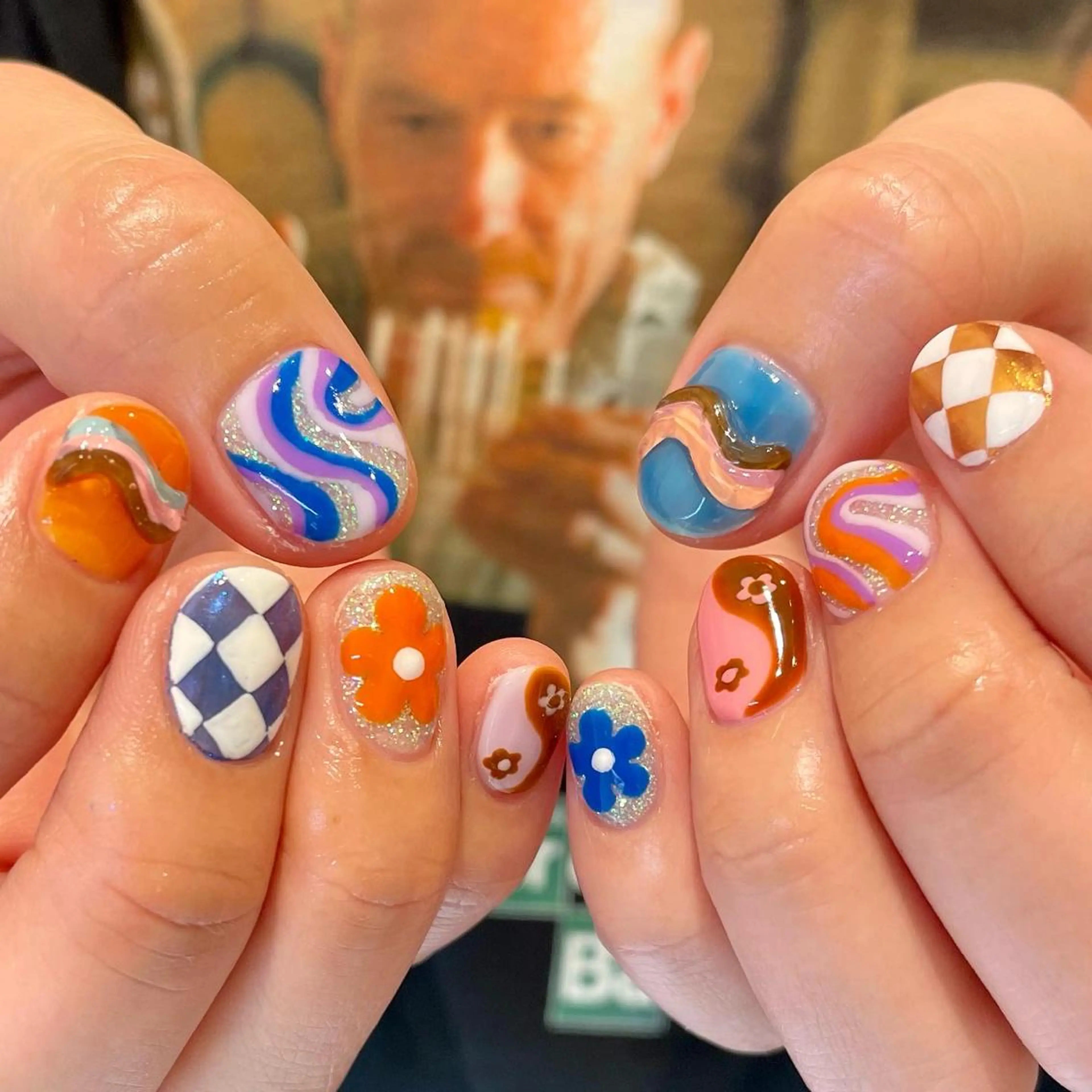 ネイル AOI✩⡱ y2kネイルのネイルデザイン