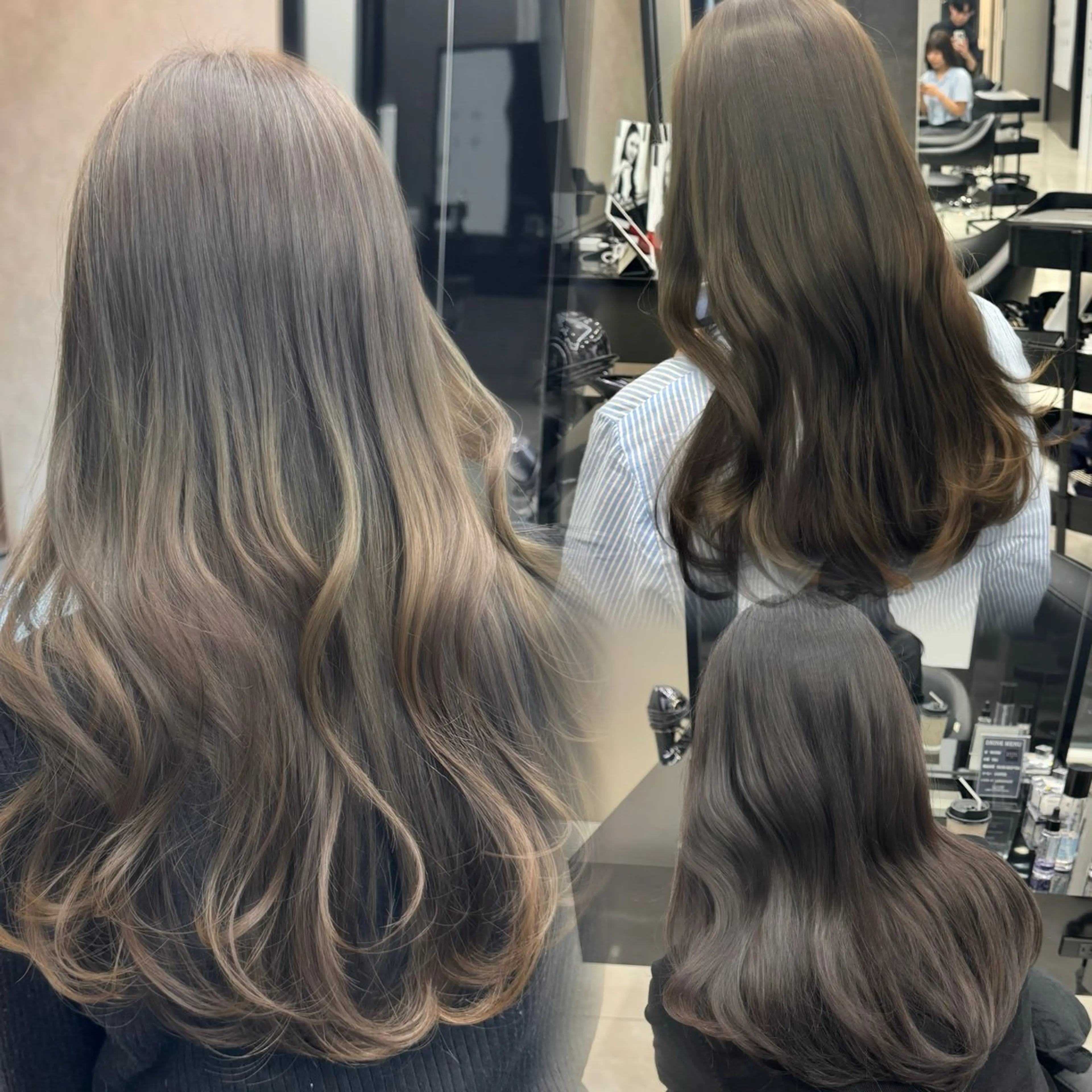 ロング カラー HARUKI MINATO Japan SENDAI所属・🌈【透明感・韓国 ヘア】がっきー🌈のヘアスタイル