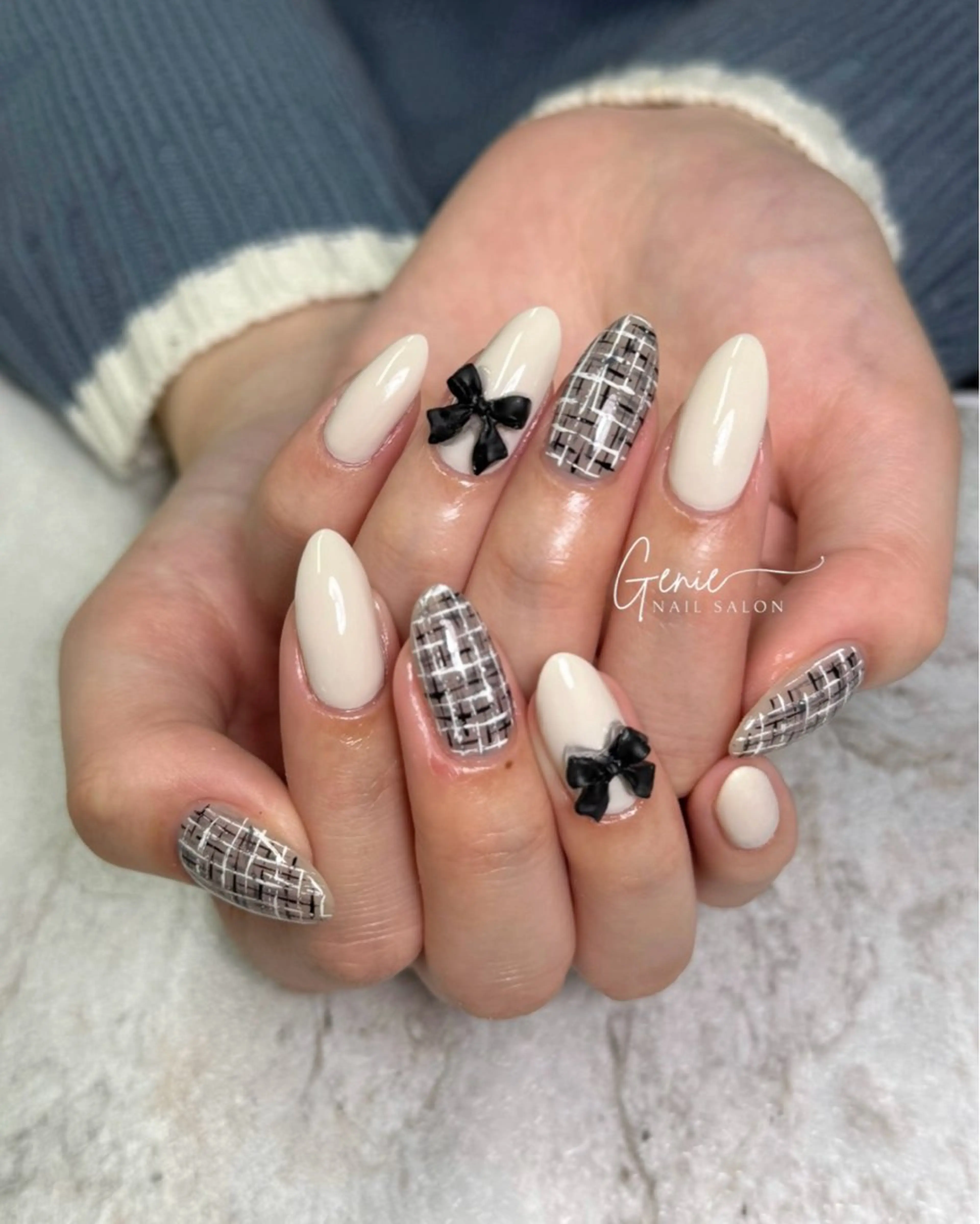 ネイル ツイードネイル ハンドネイル Nail salon Genie所属・Nail salon Genieのネイルデザイン