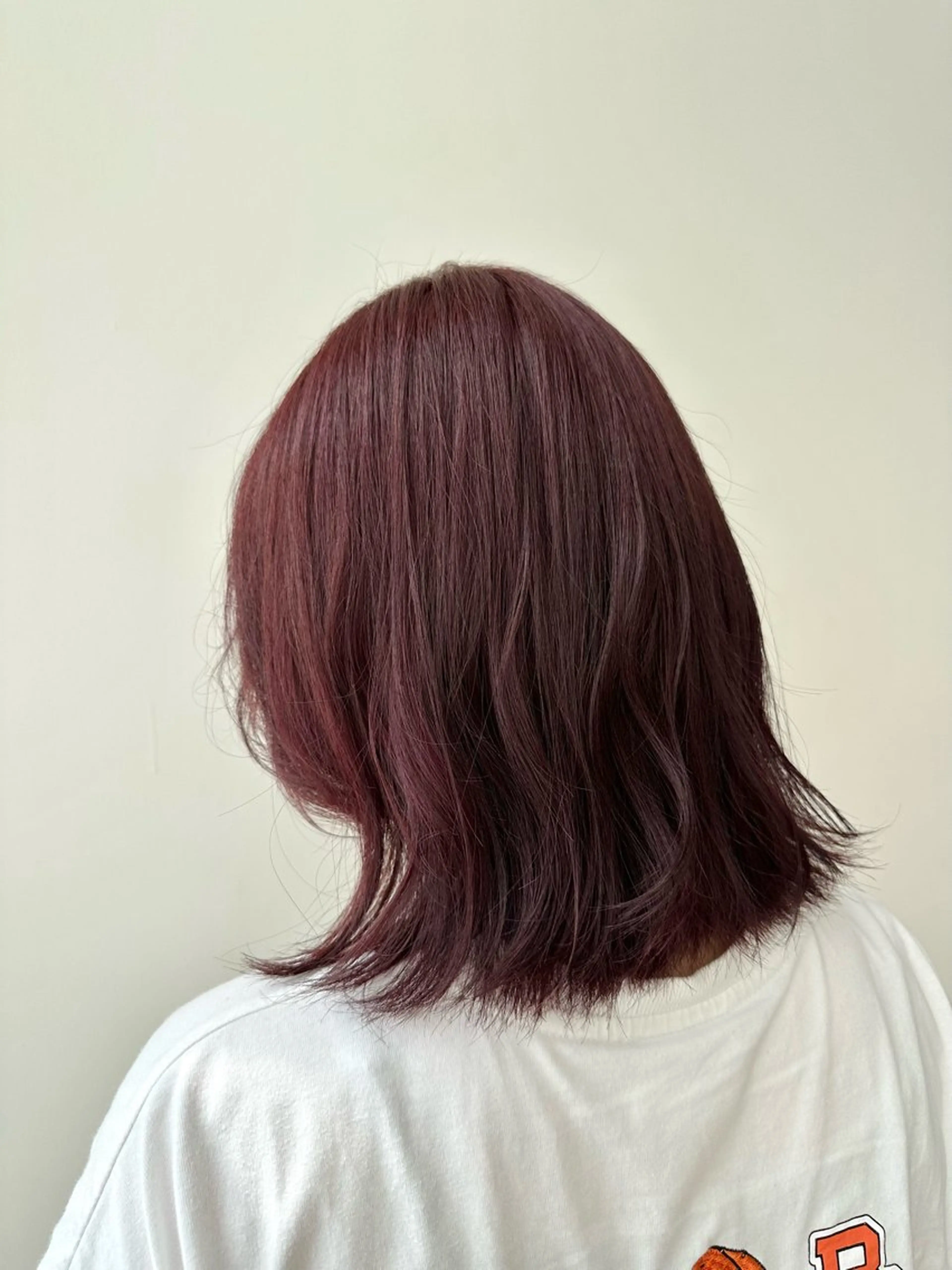 カラー ブリーチ ダブルカラー ブリーチなしカラー レッドカラー ヘアカラー 艶髪/ブリーチなし Wカラー🌺yuiのヘアスタイル