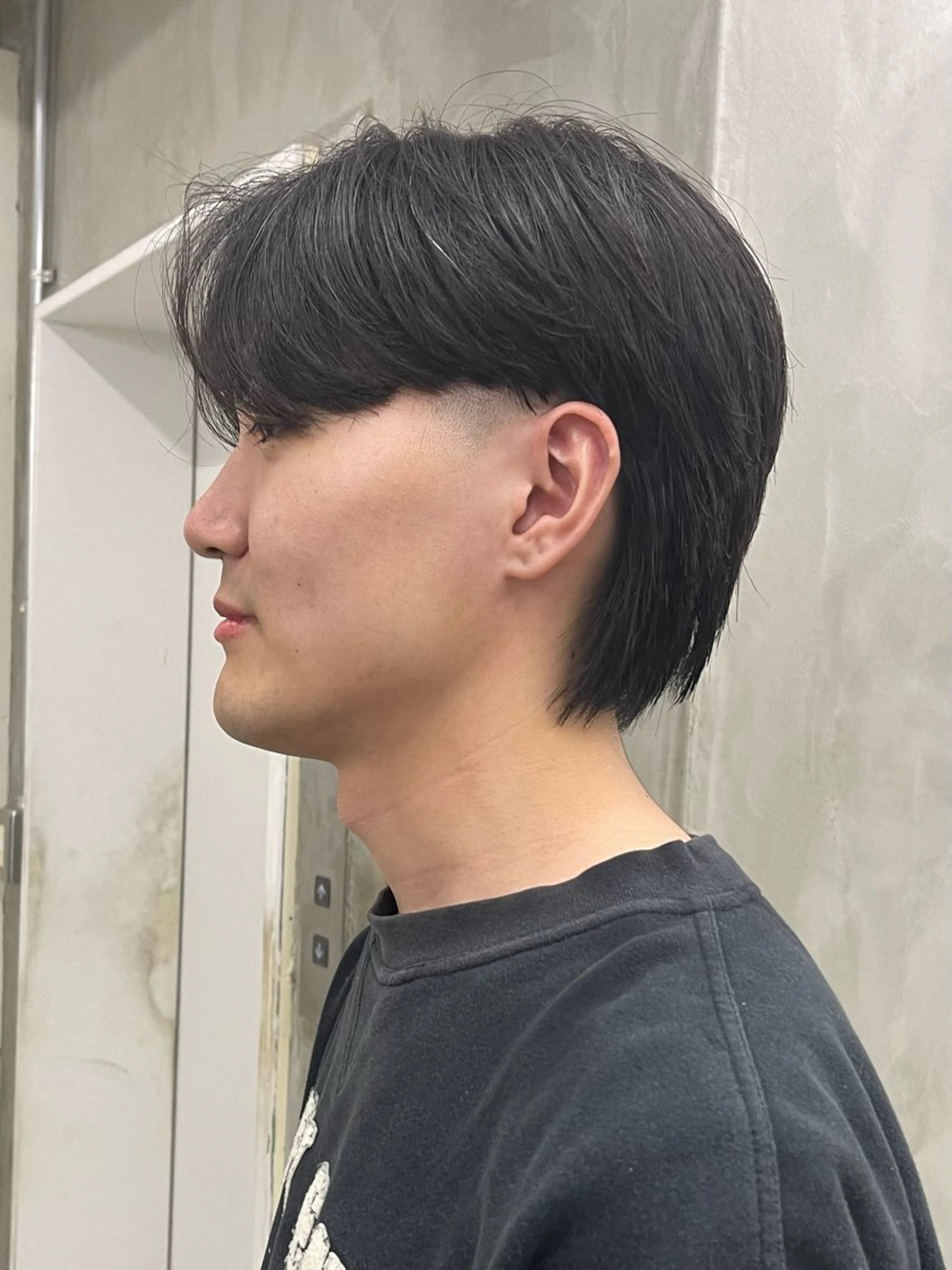 パーマ メンズ センターパート メンズパーマ ニュアンスパーマ メンズカット パーマ[佐橋]のヘアスタイル