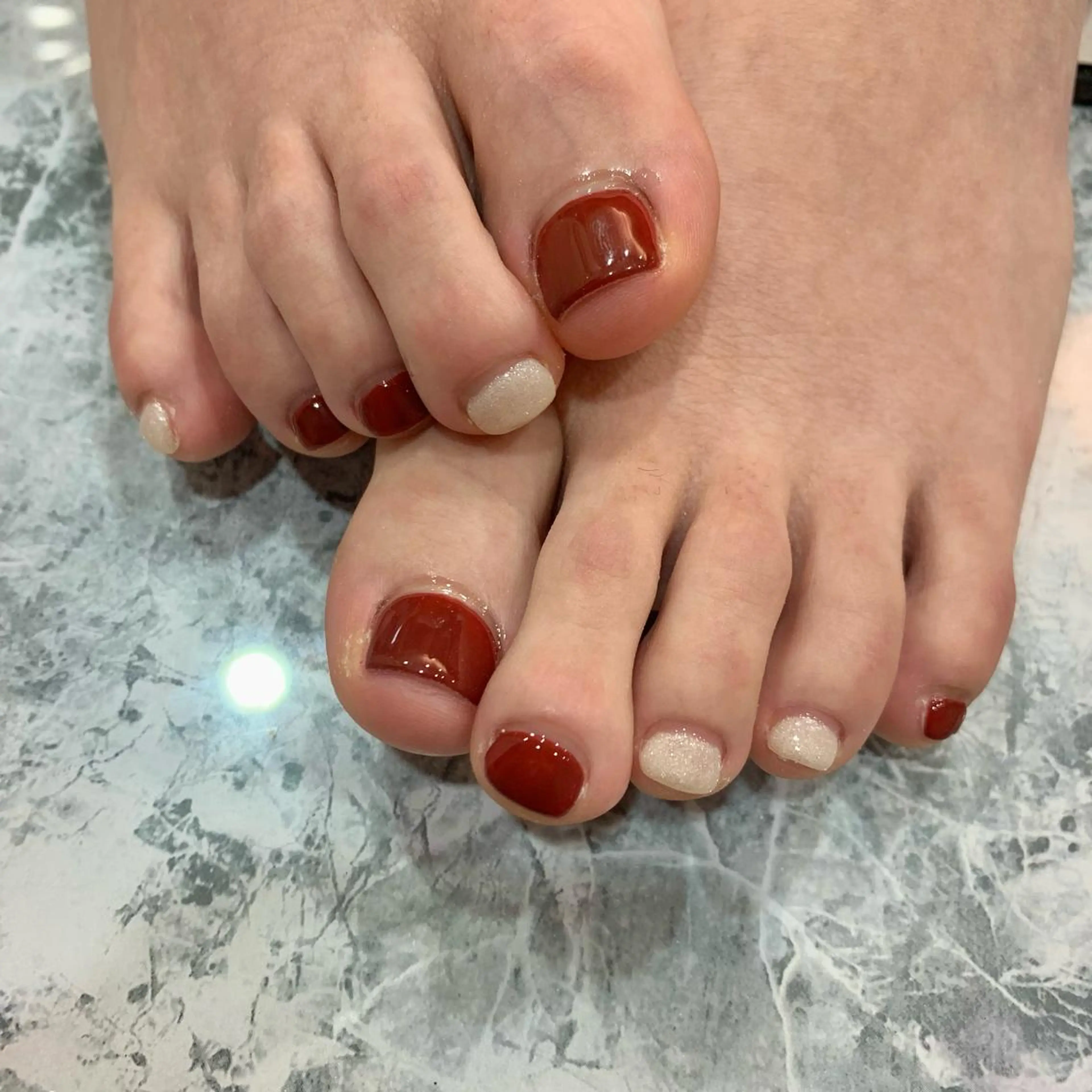 ネイル フットネイル 野島 千夏のネイルデザイン