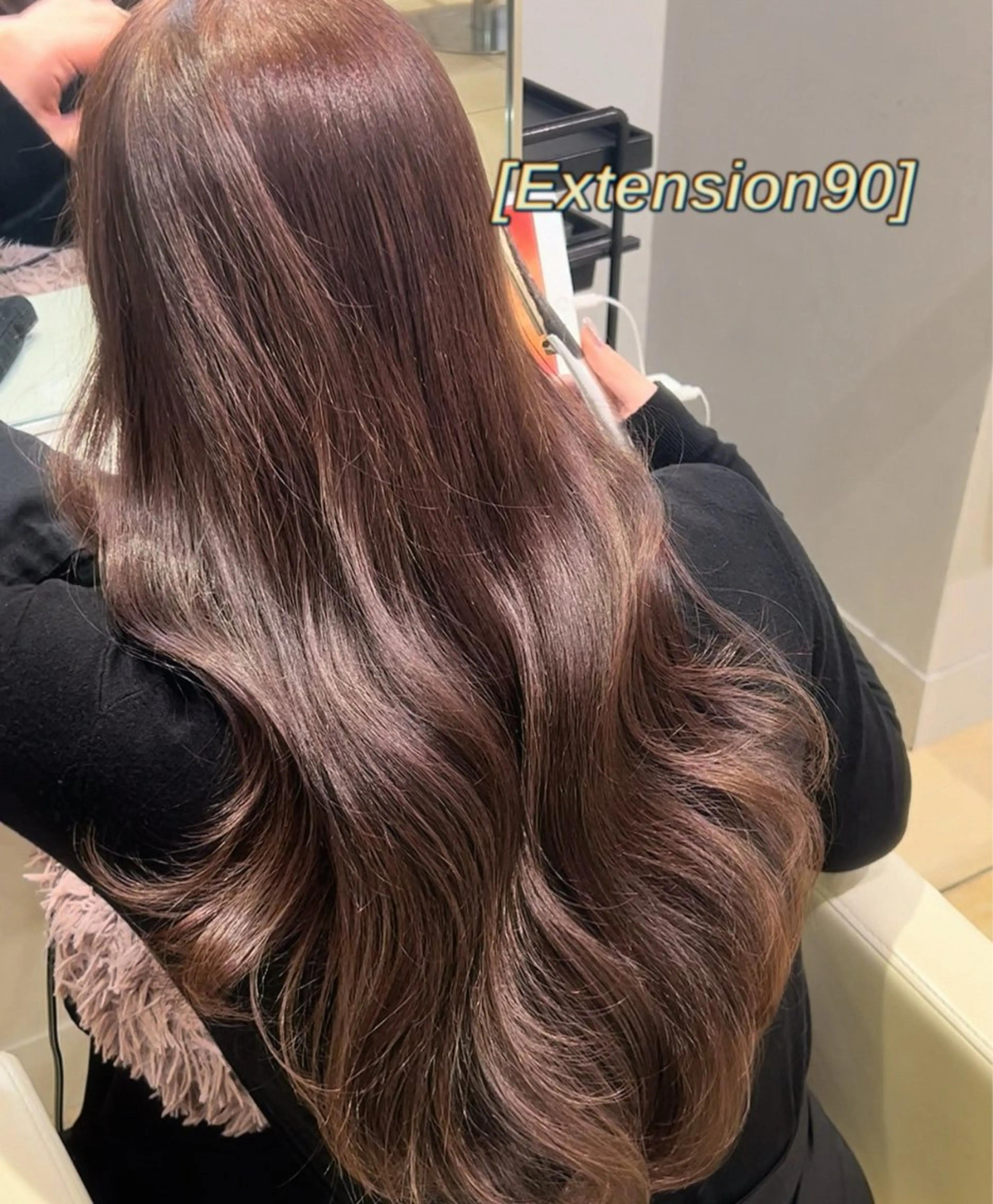 ロング カット ヘアカラー トリートメント 海外ガール🎀新宿 MOMOKA🍑のヘアスタイル