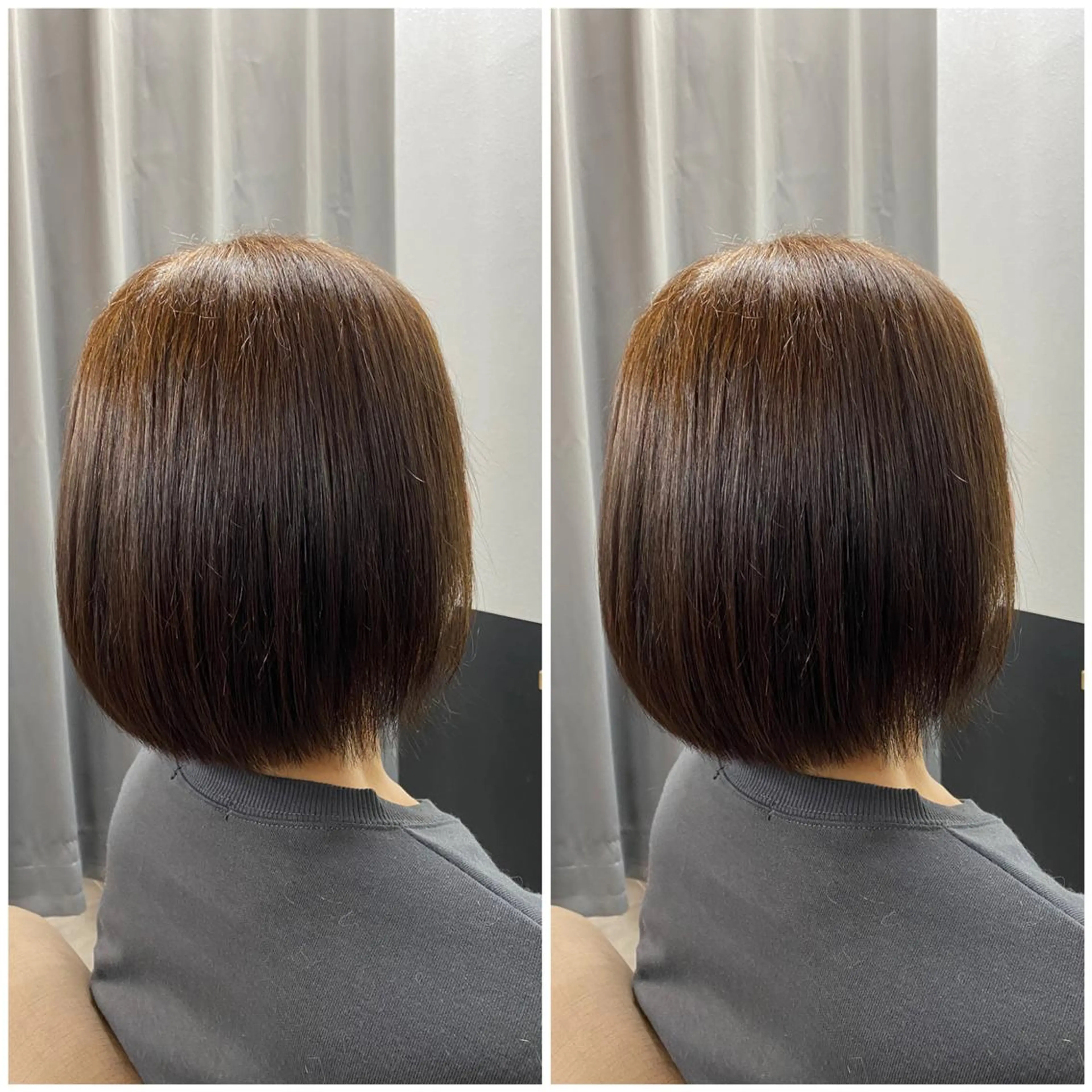 ミディアム カット 縮毛矯正 TELA HAIRのヘアスタイル