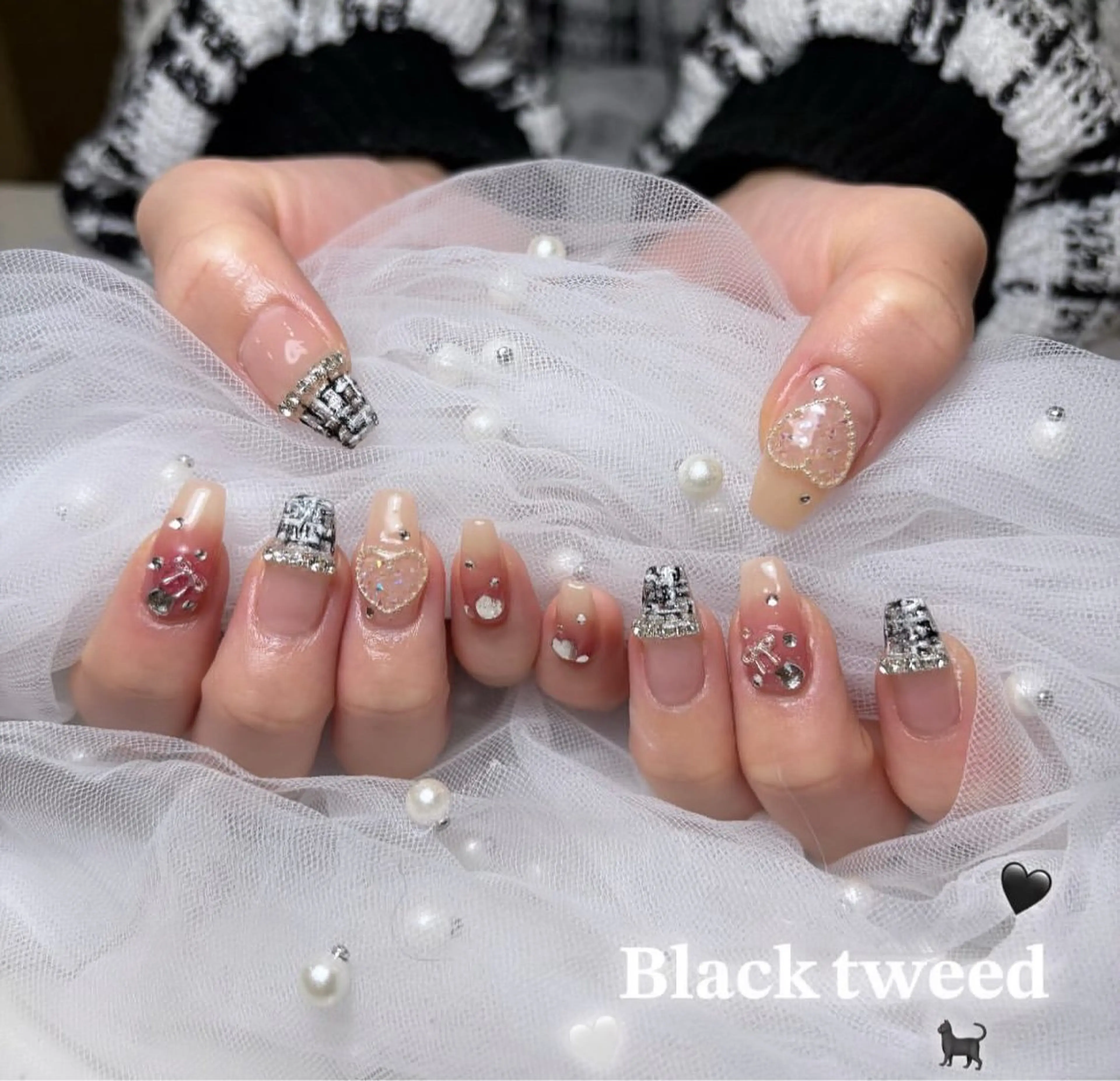 ネイル アートネイル ♡エルバイノリコ 吉澤【パラジェル有】のネイルデザイン