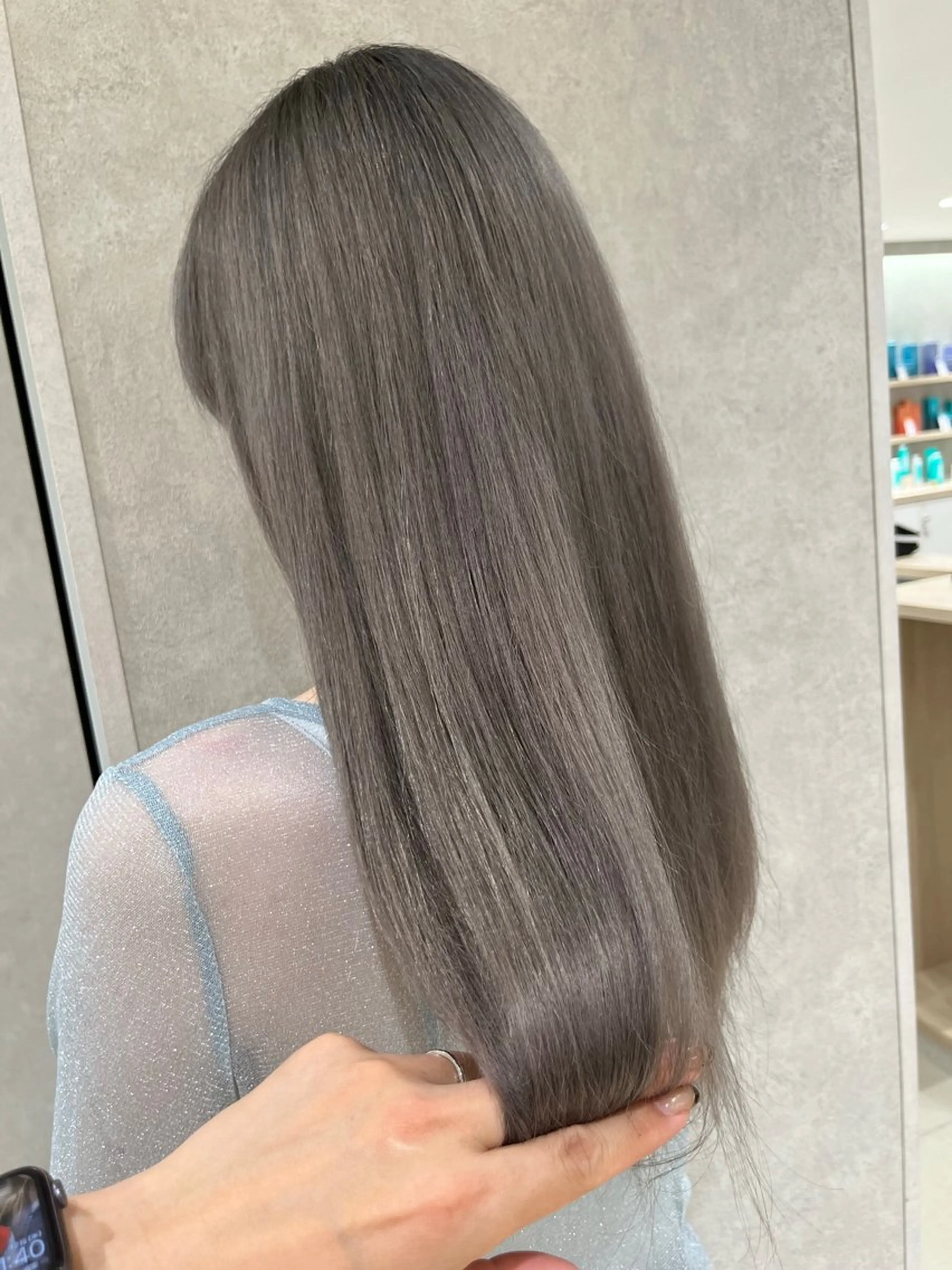 ロング カラー ブリーチ ヘアカラー トリートメント ハイトーン/ブリーチ 山崎　悠次のヘアスタイル