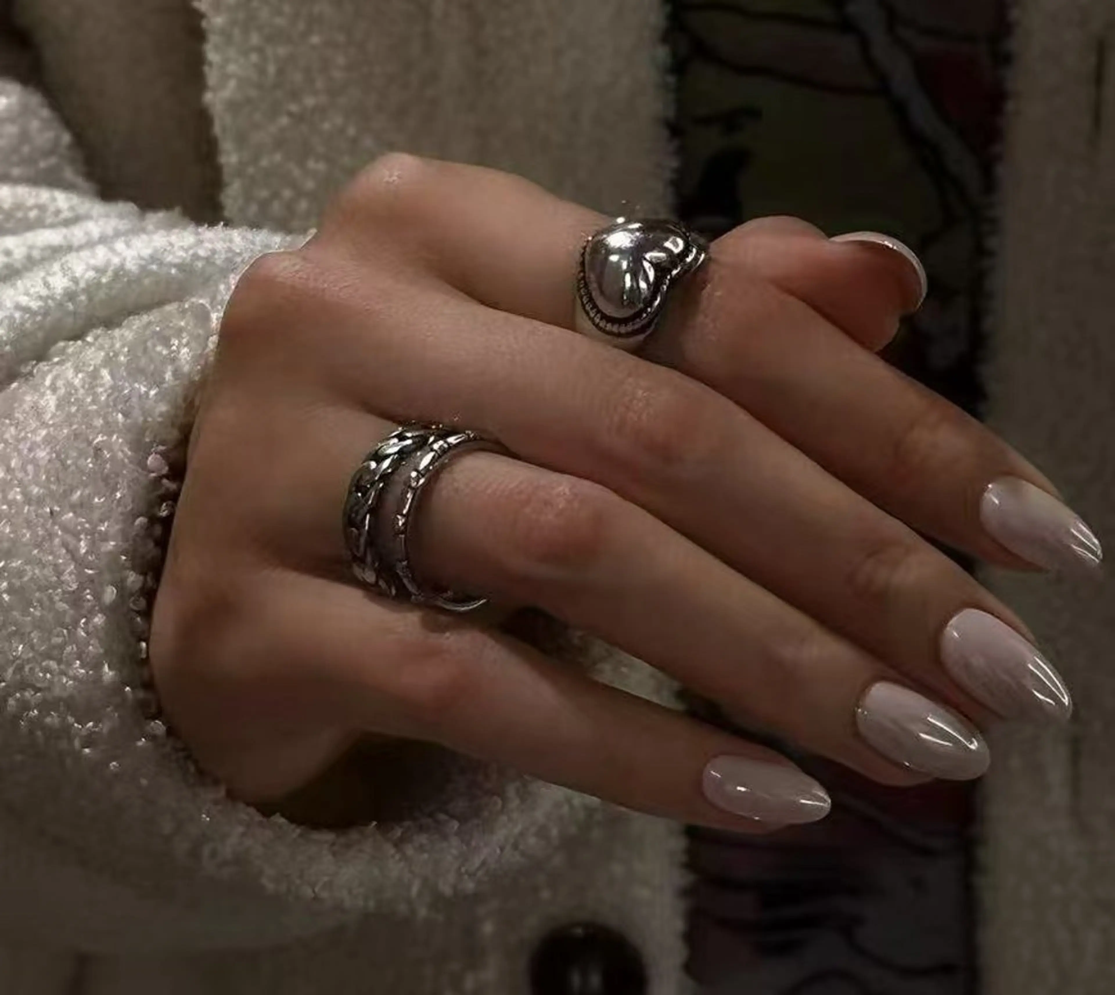 ネイル オーロラネイル フラワーネイル フットネイル フレンチネイル ジェルネイル ハンドネイル BabyYouMi ねねのネイルデザイン