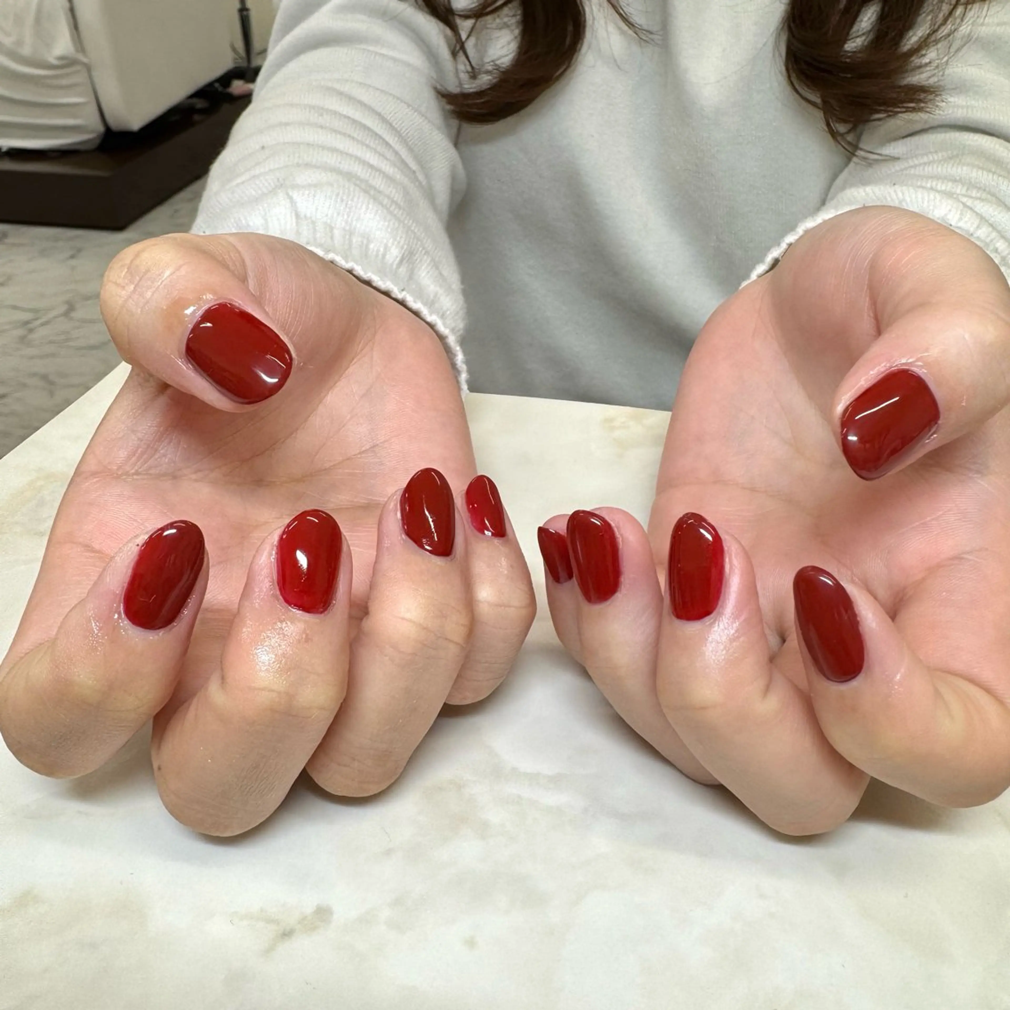 ネイル ワンカラーネイル Beauty salon Attc所属・Attc 上小田井店のマツエク・マツパデザイン