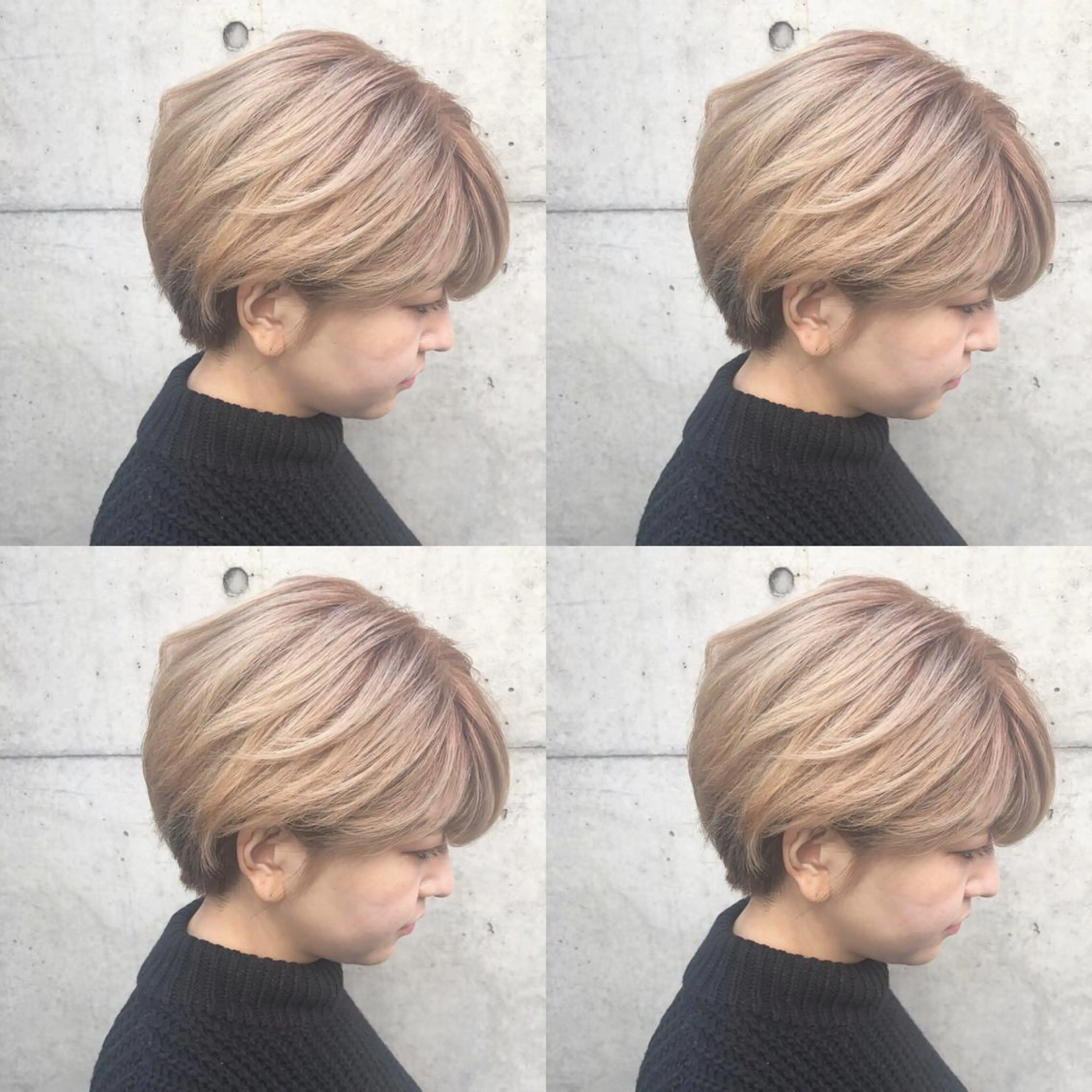 ショート カラー パーマ ヘアアレンジ メンズ キッズ ネイル マツエク・マツパ ブロンド メンズ人気NO,1 Genieジーニーのヘアスタイル