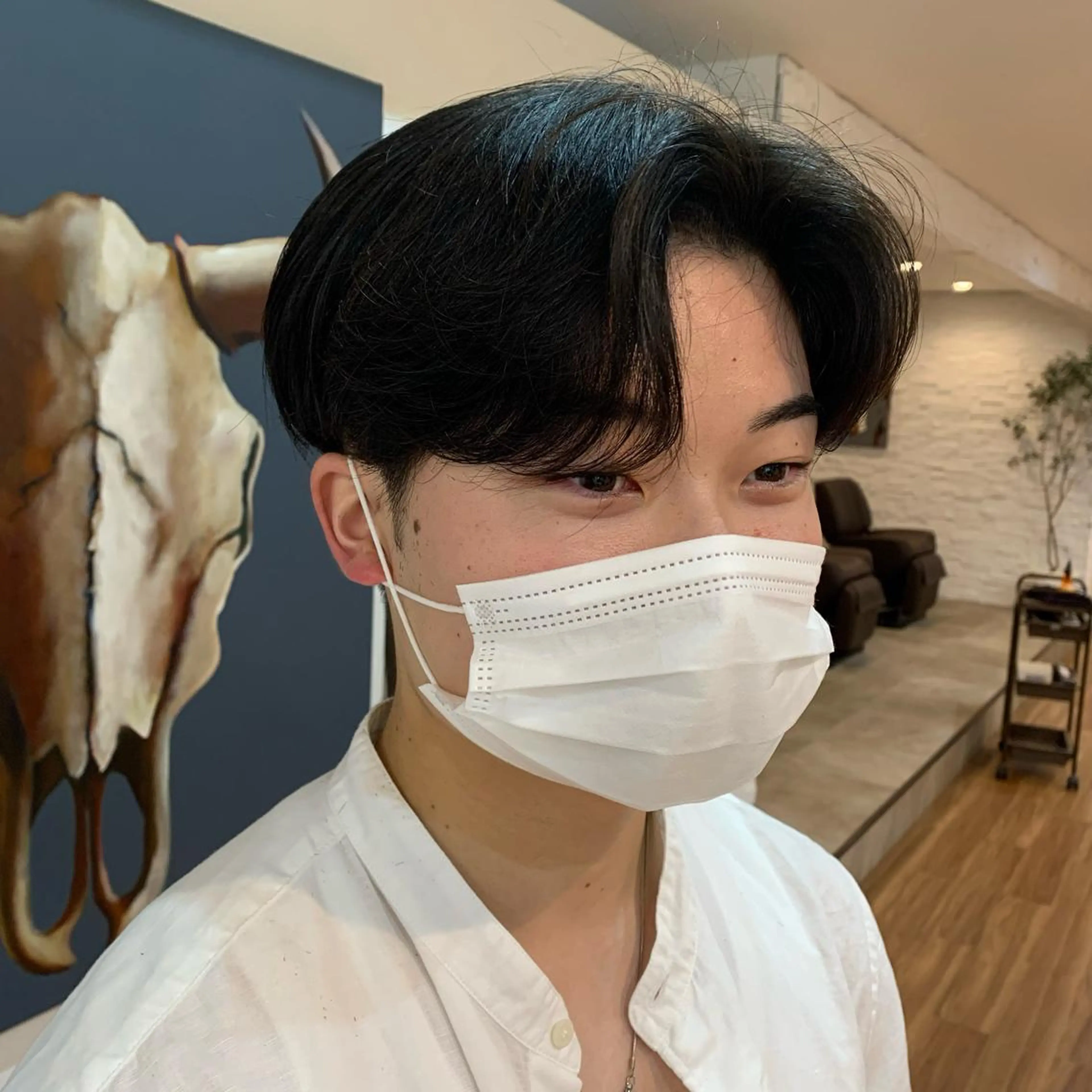 ショート パーマ メンズ メンズパーマ 【韓国風くびれヘア】 joule小木曽輝のヘアスタイル