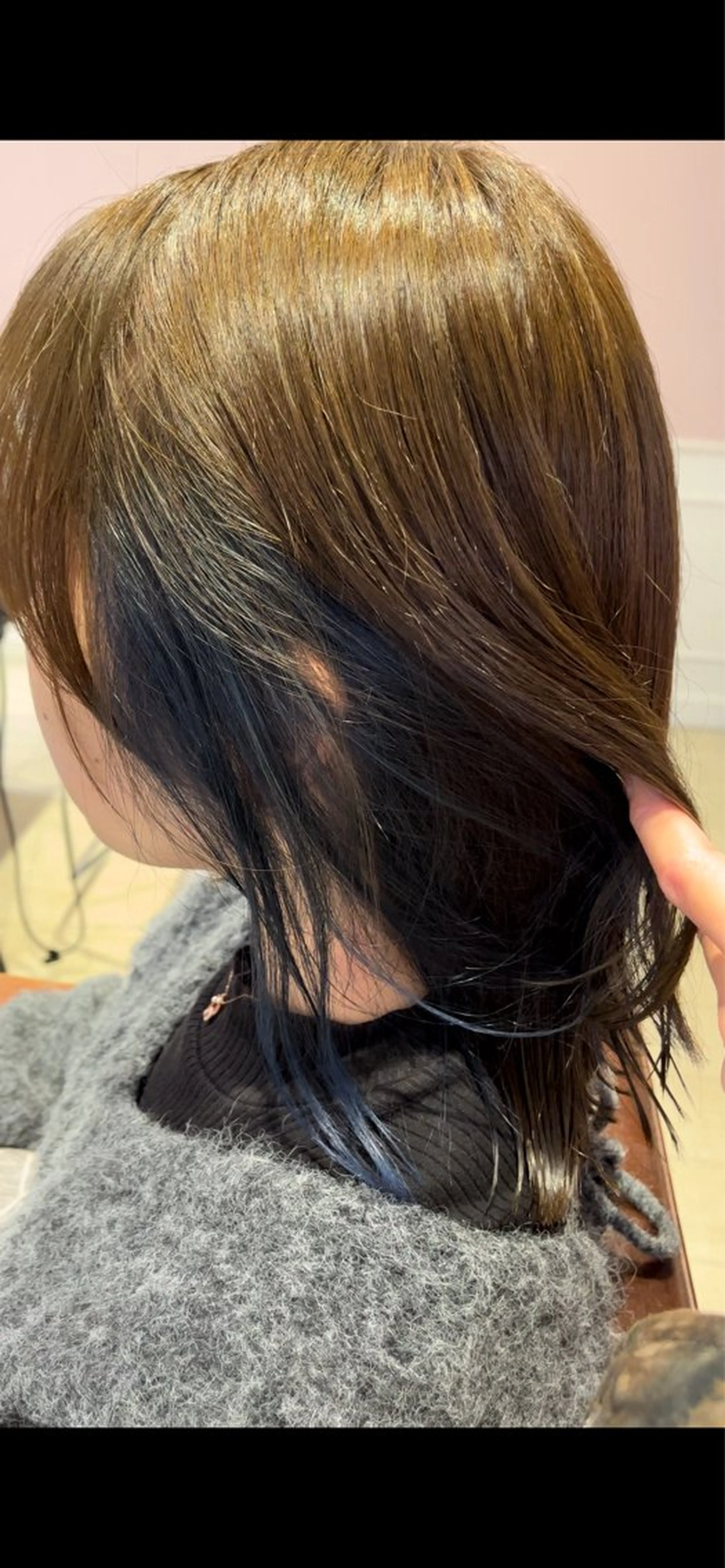 カラー インナーカラー カット ヘアカラー レイヤー/透明感/髪 質改善/メンズ/佐藤のヘアスタイル