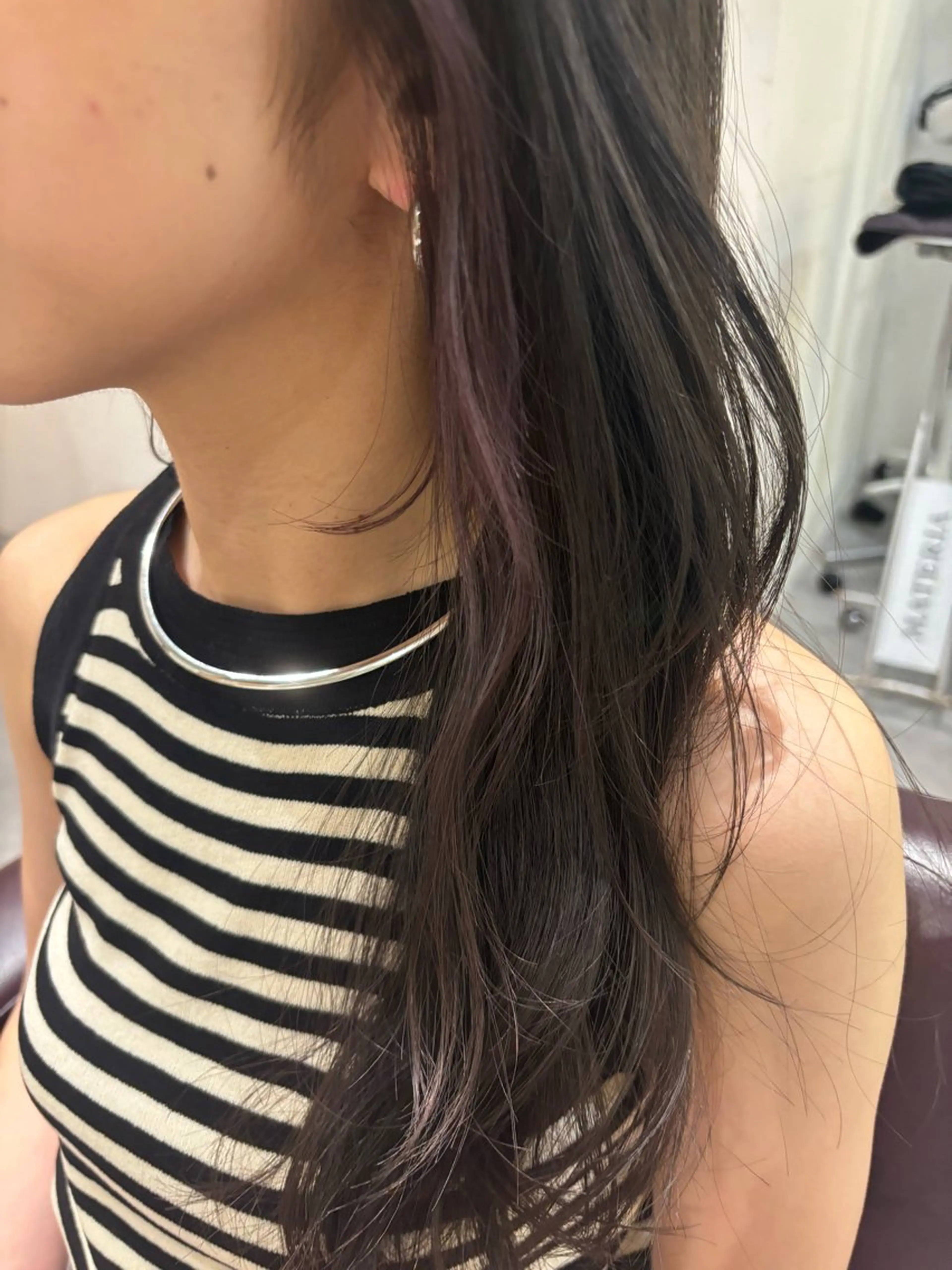 🎀イヤリングカラー＋マーブ🎀の写真