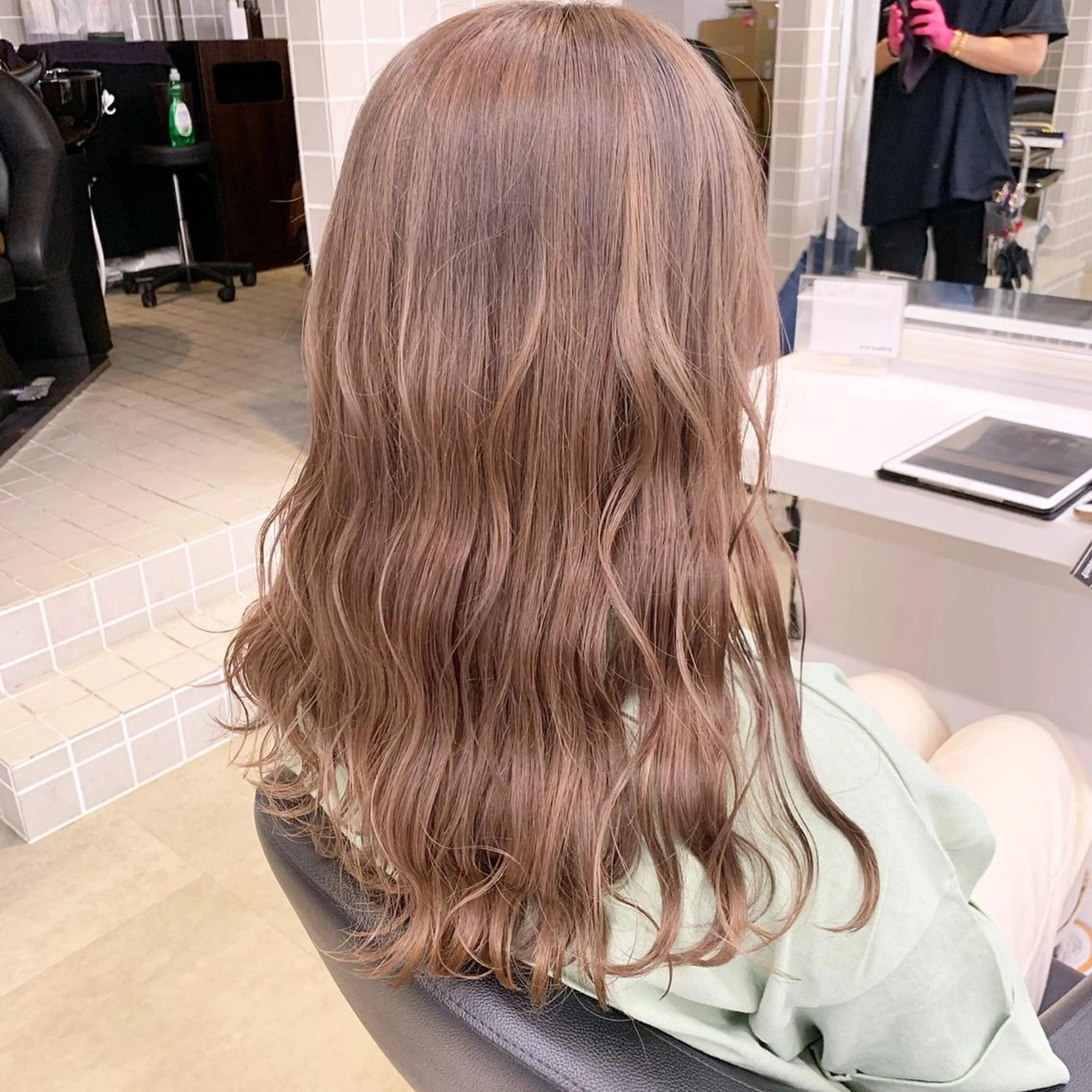 セミロング カラー ヘアアレンジ メンズ特化 水口湧太のヘアスタイル