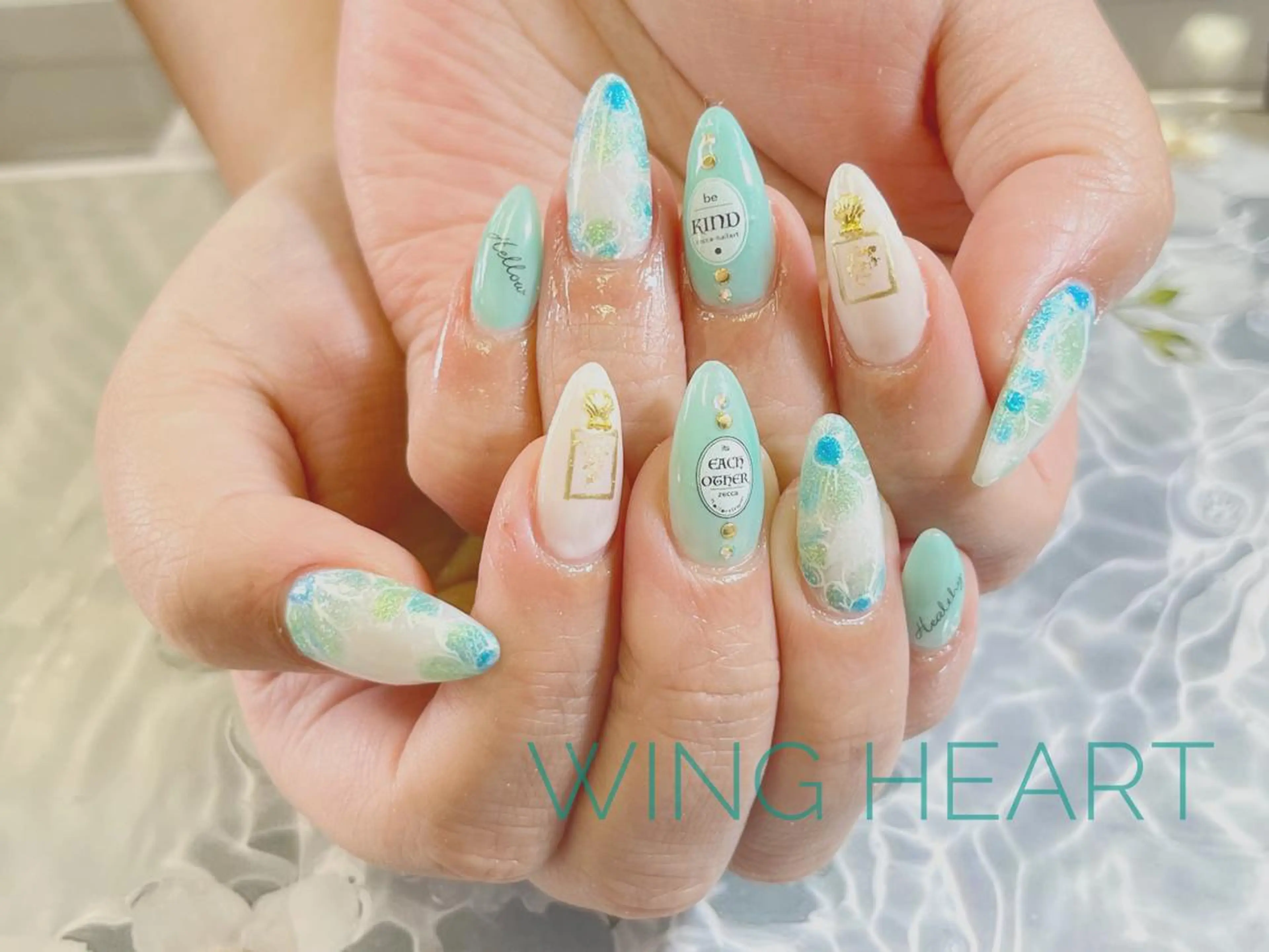 セミロング ネイル H NANAのネイルデザイン