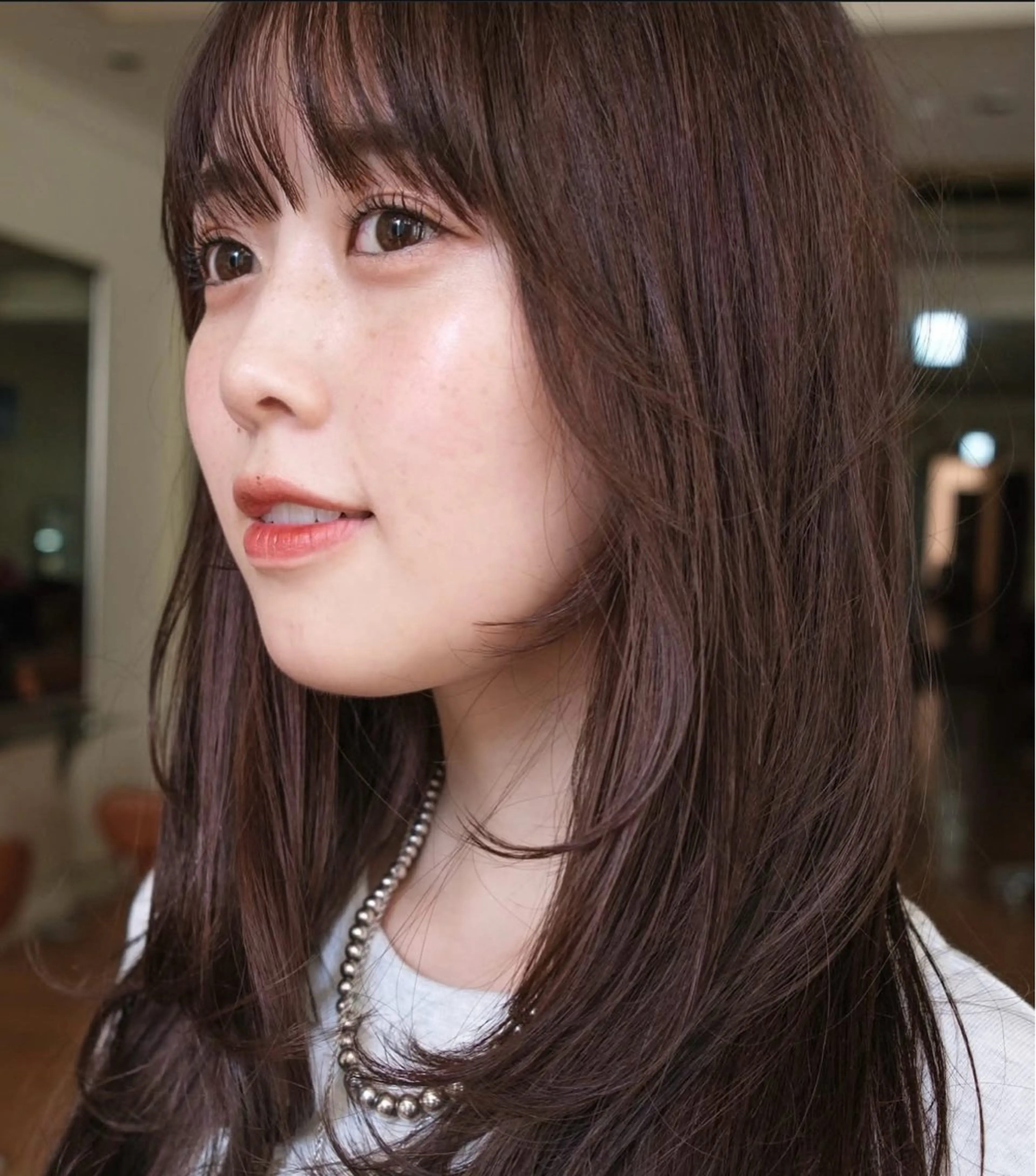 カラー トーンアップ 、 ダウン🧡青山紗弥華のヘアスタイル