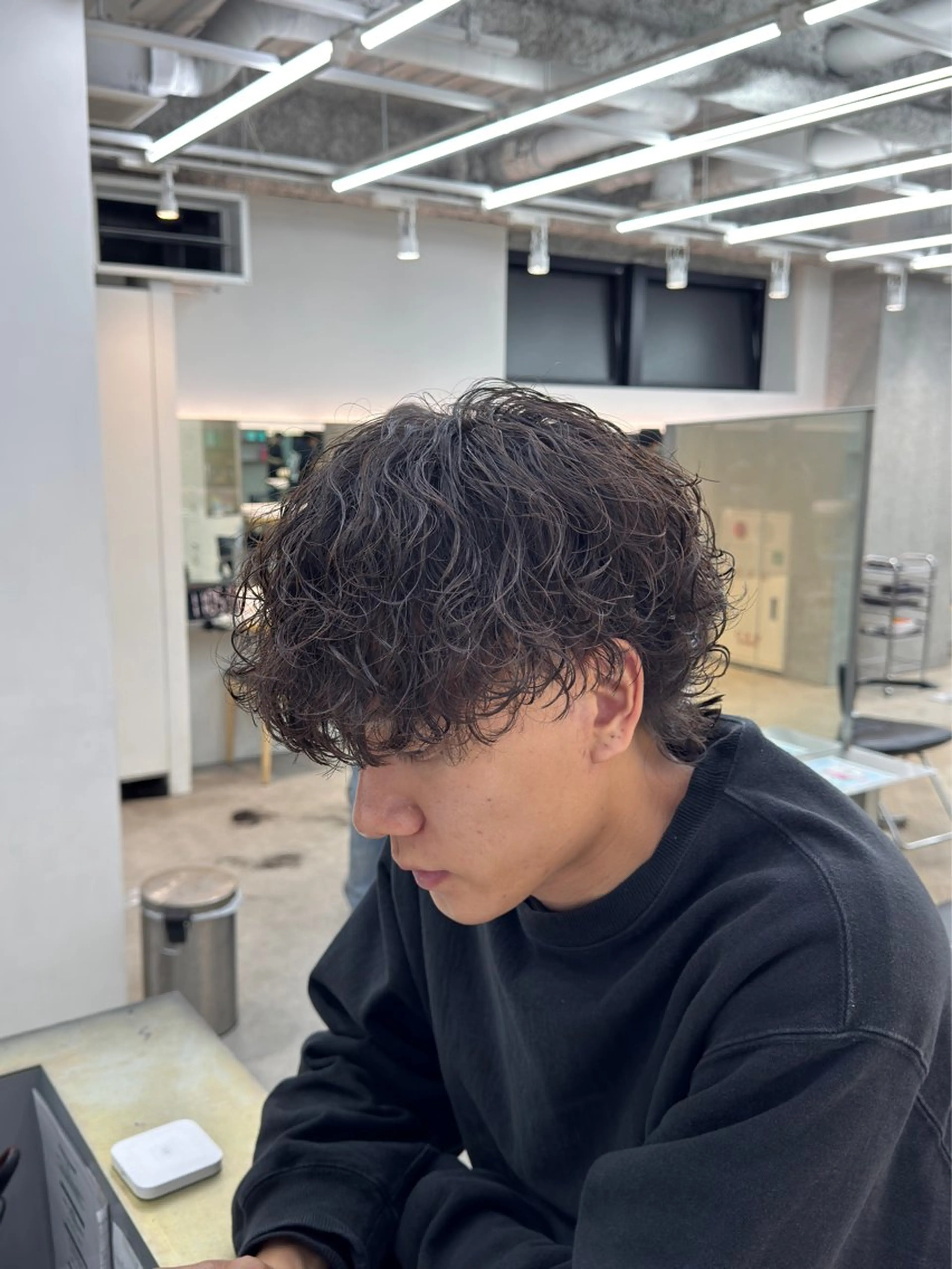 パーマ メンズ カット パーマ ☀️メンズパーマ☀️ /栄/濵﨑新成のヘアスタイル