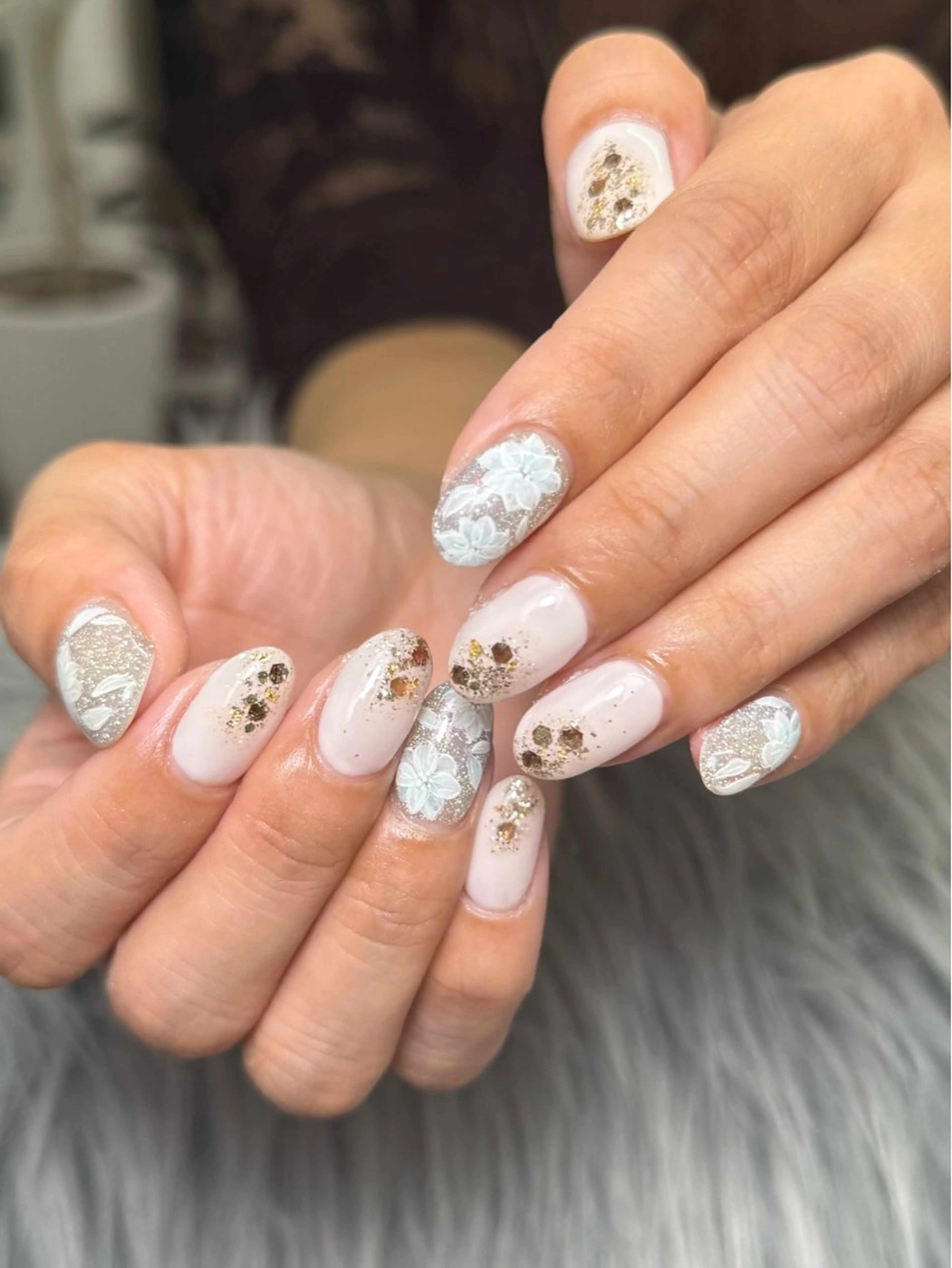 ネイル アートネイル フラワーネイル Nail salon h所属・nail salon h🎀小夏のネイルデザイン