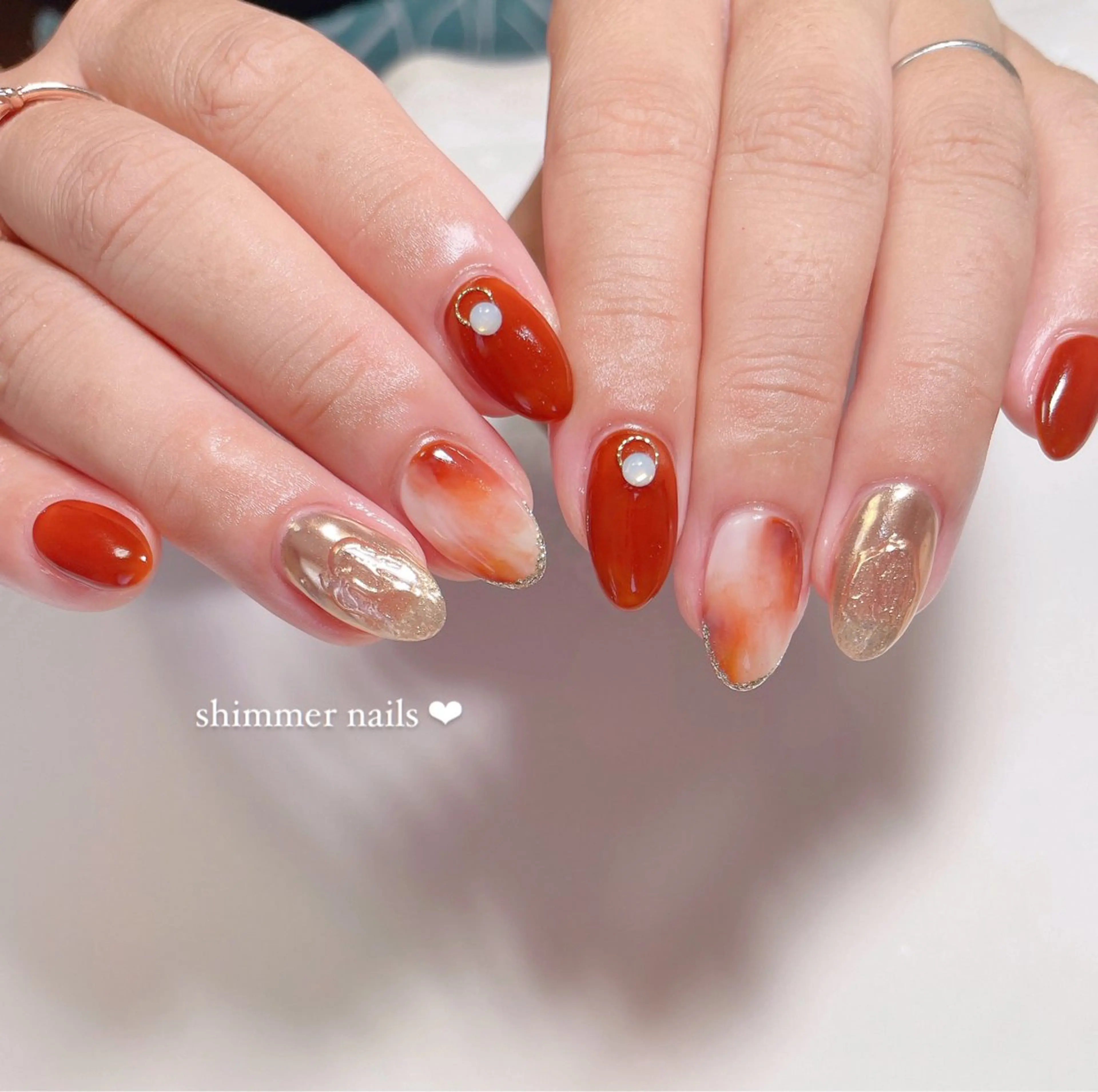 ネイル shimmer nailsのネイルデザイン