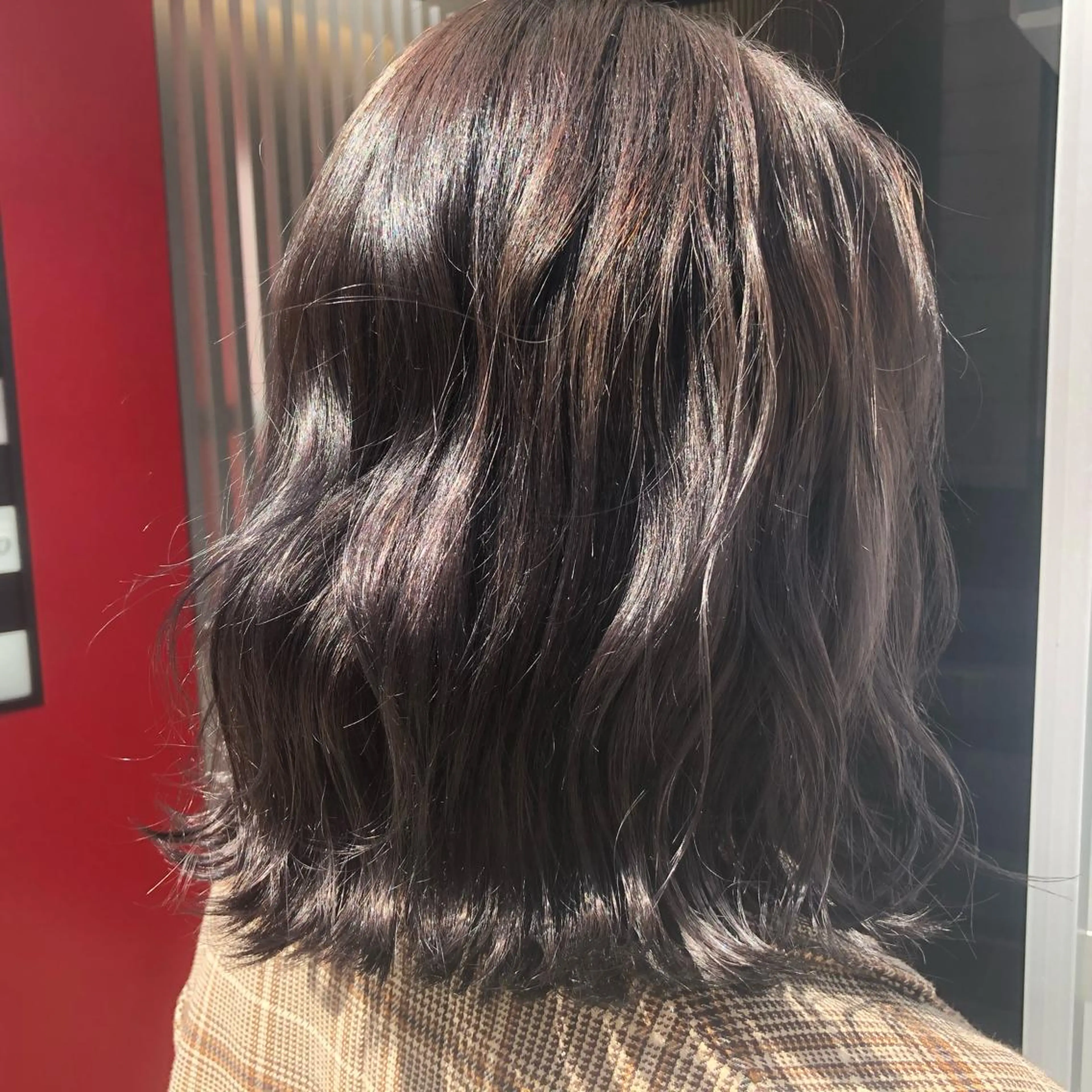 セミロング カラー 横浜Bob美容師🤎 ERINAのヘアスタイル