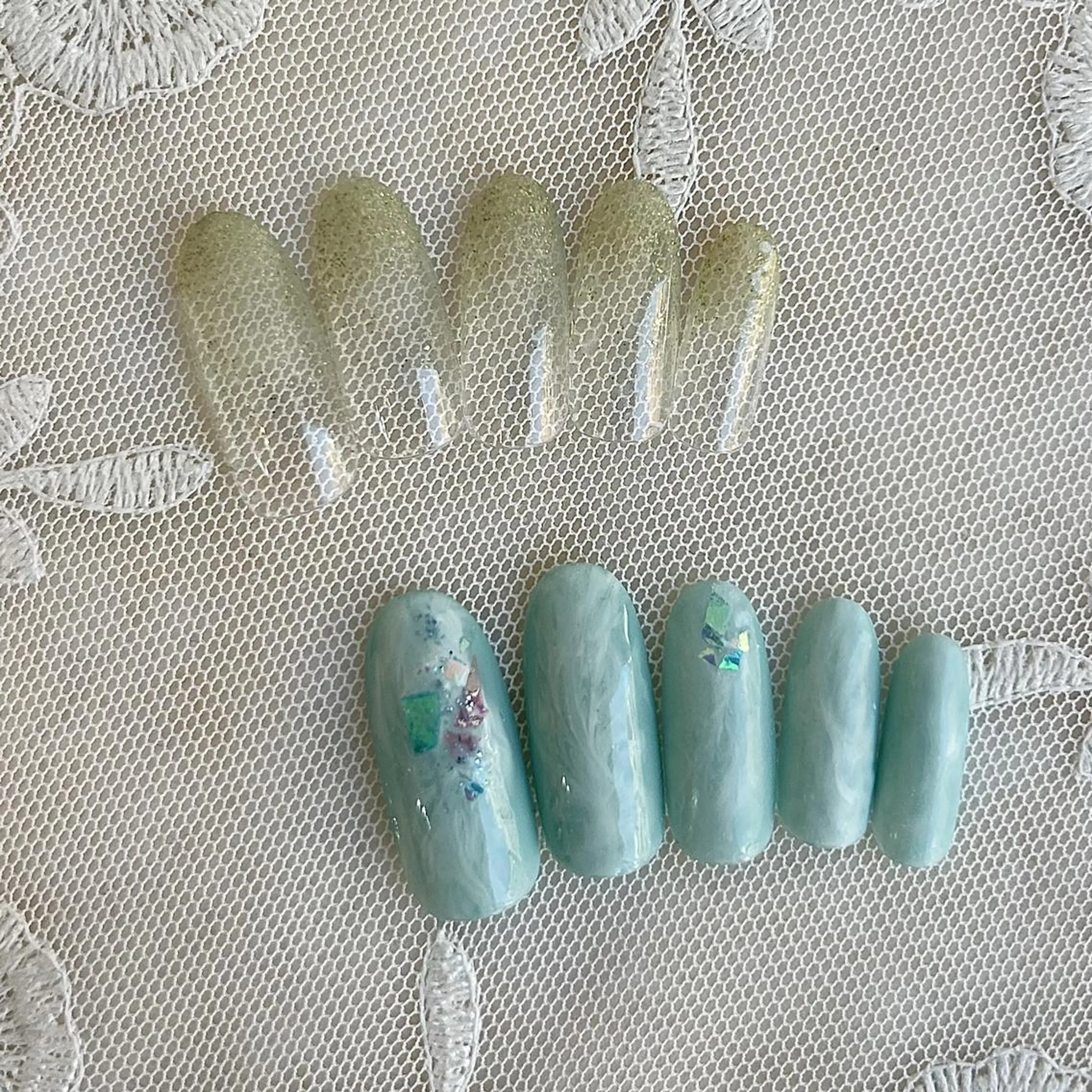 オフありワンカラー、グラデの写真