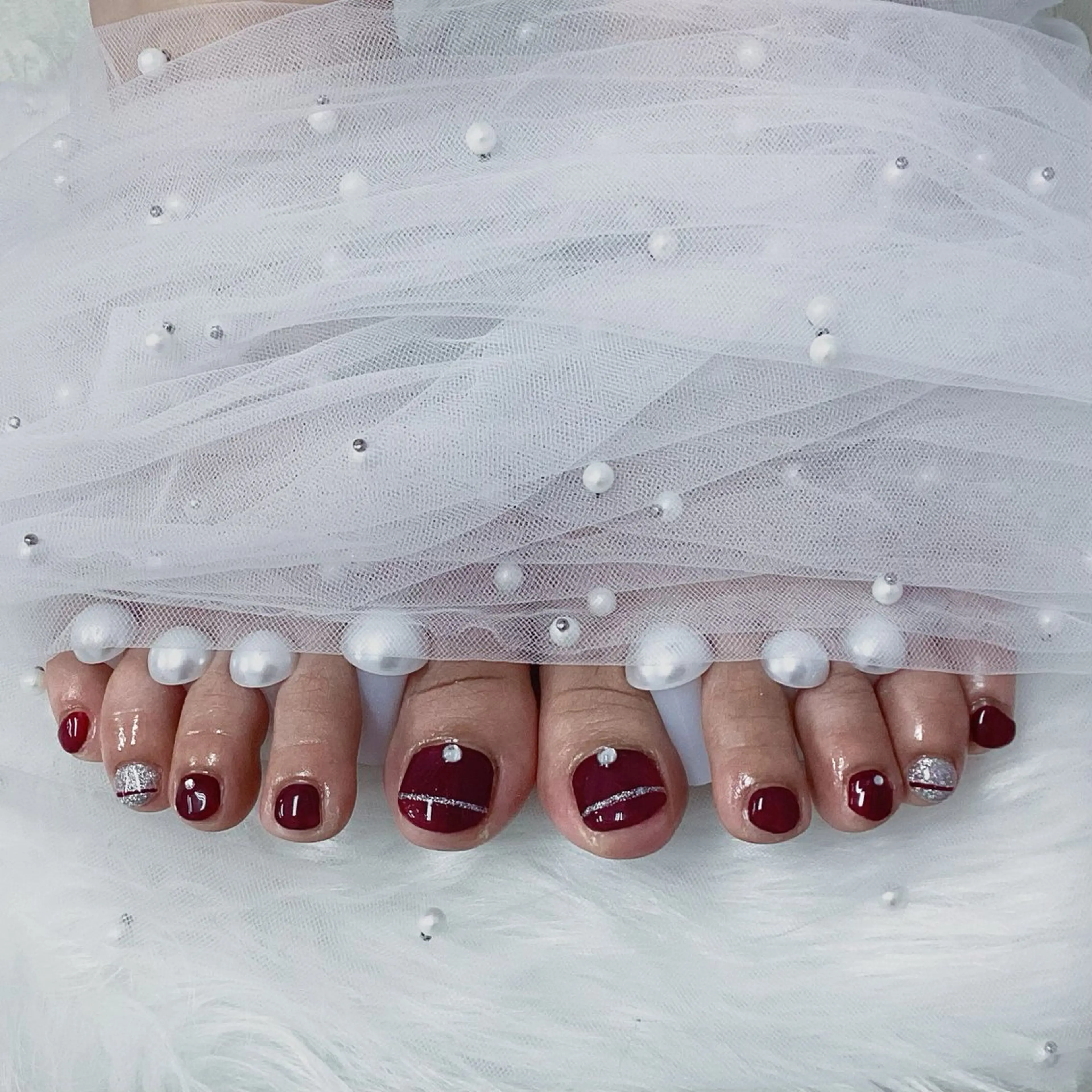 ネイル パーツ全部¥110 サロンミミのネイルデザイン