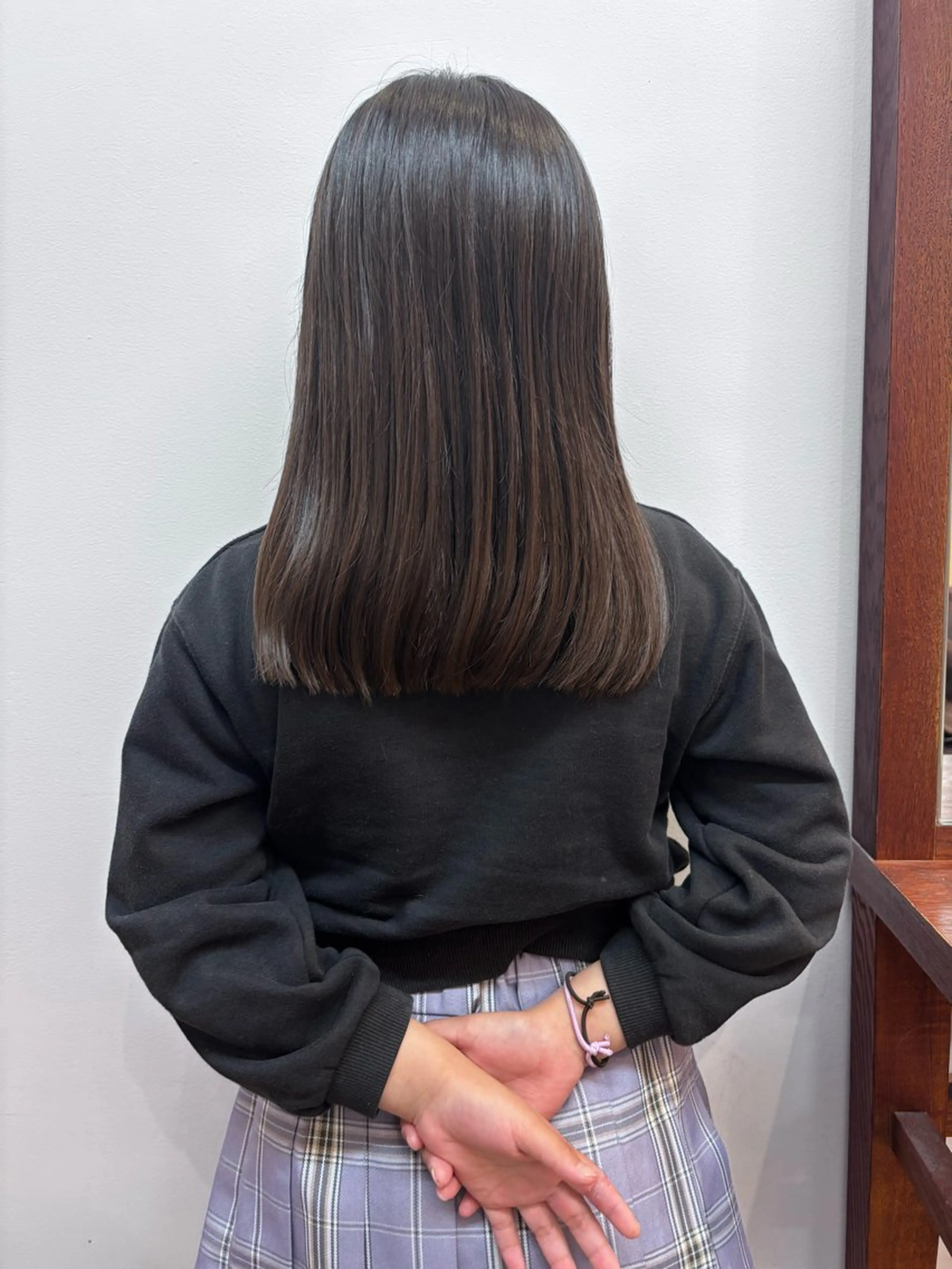 ミディアム みぞぐち じゅりのヘアスタイル