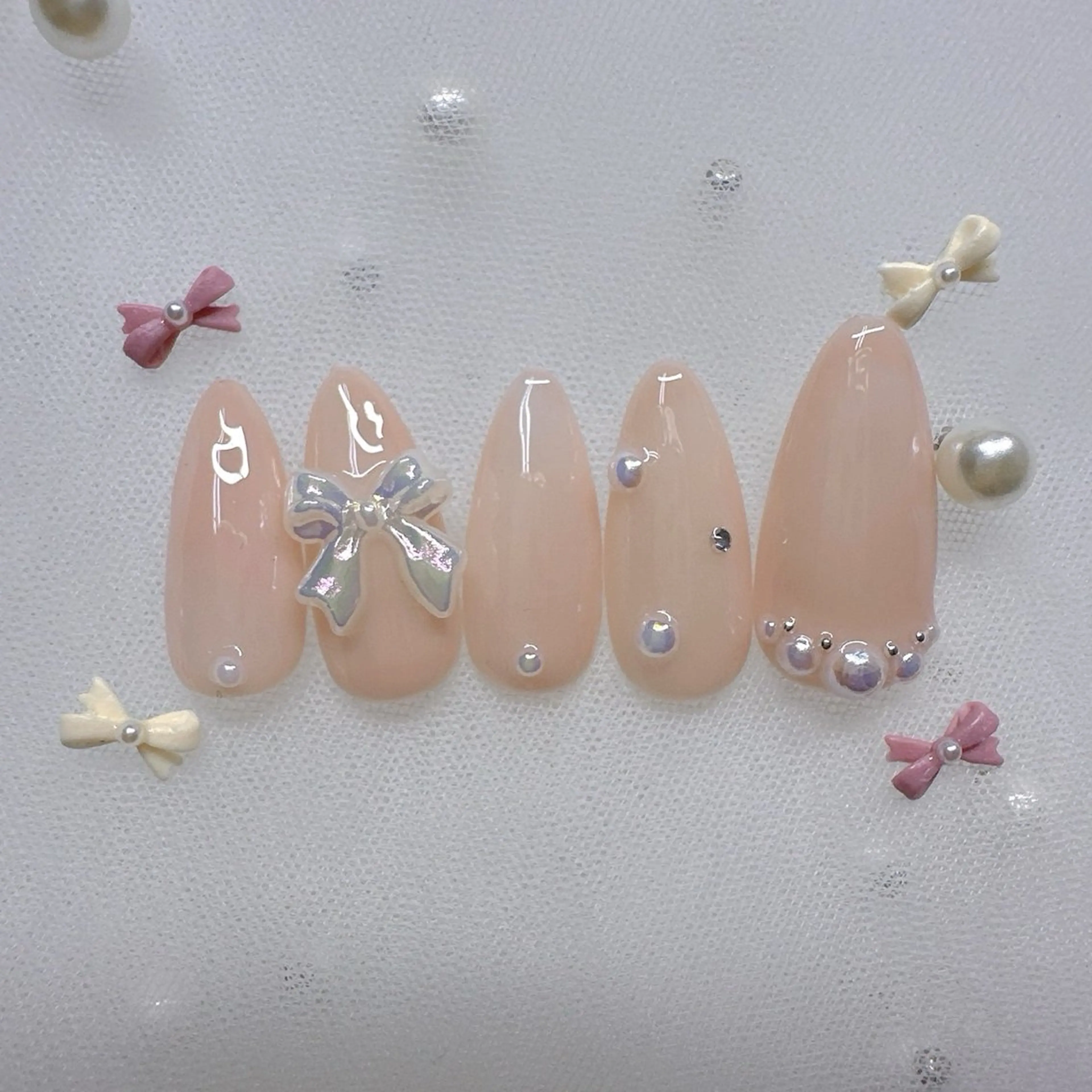 ネイル Lapi Nail 🩷長さ出し特化のネイルデザイン