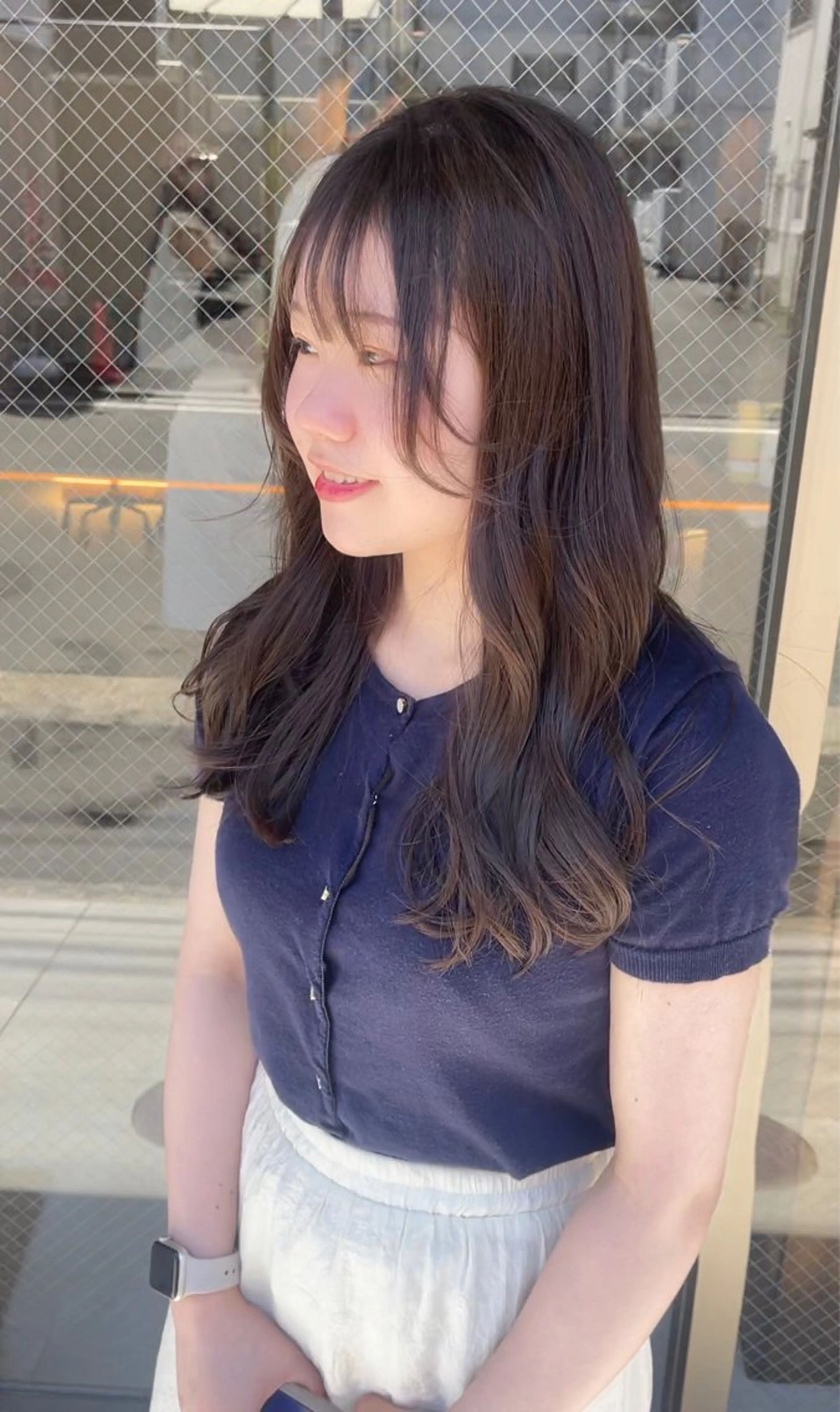 セミロング カラー グレージュ ヘアカラー トリートメント 🩵ボブ/レイヤー /髪質改善🩵のヘアスタイル