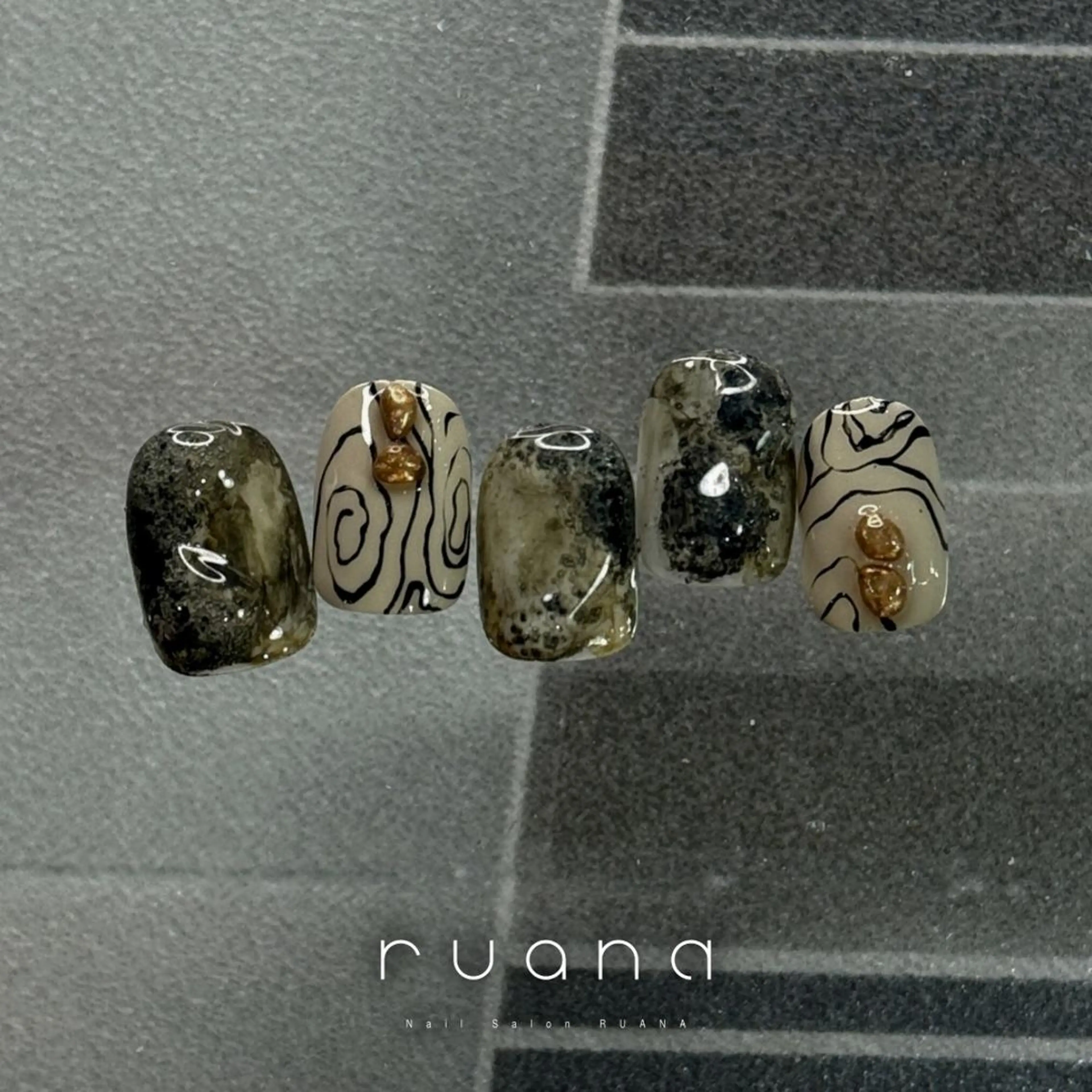 ネイル ハンドネイル 阿武 美海のネイルデザイン